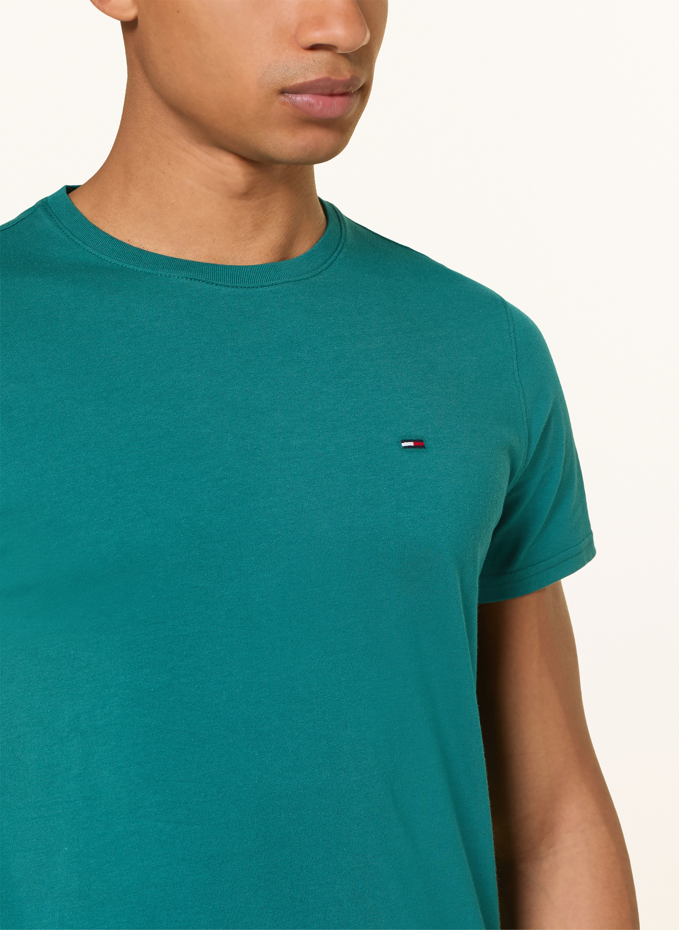 TOMMY JEANS T-Shirt: PETROL