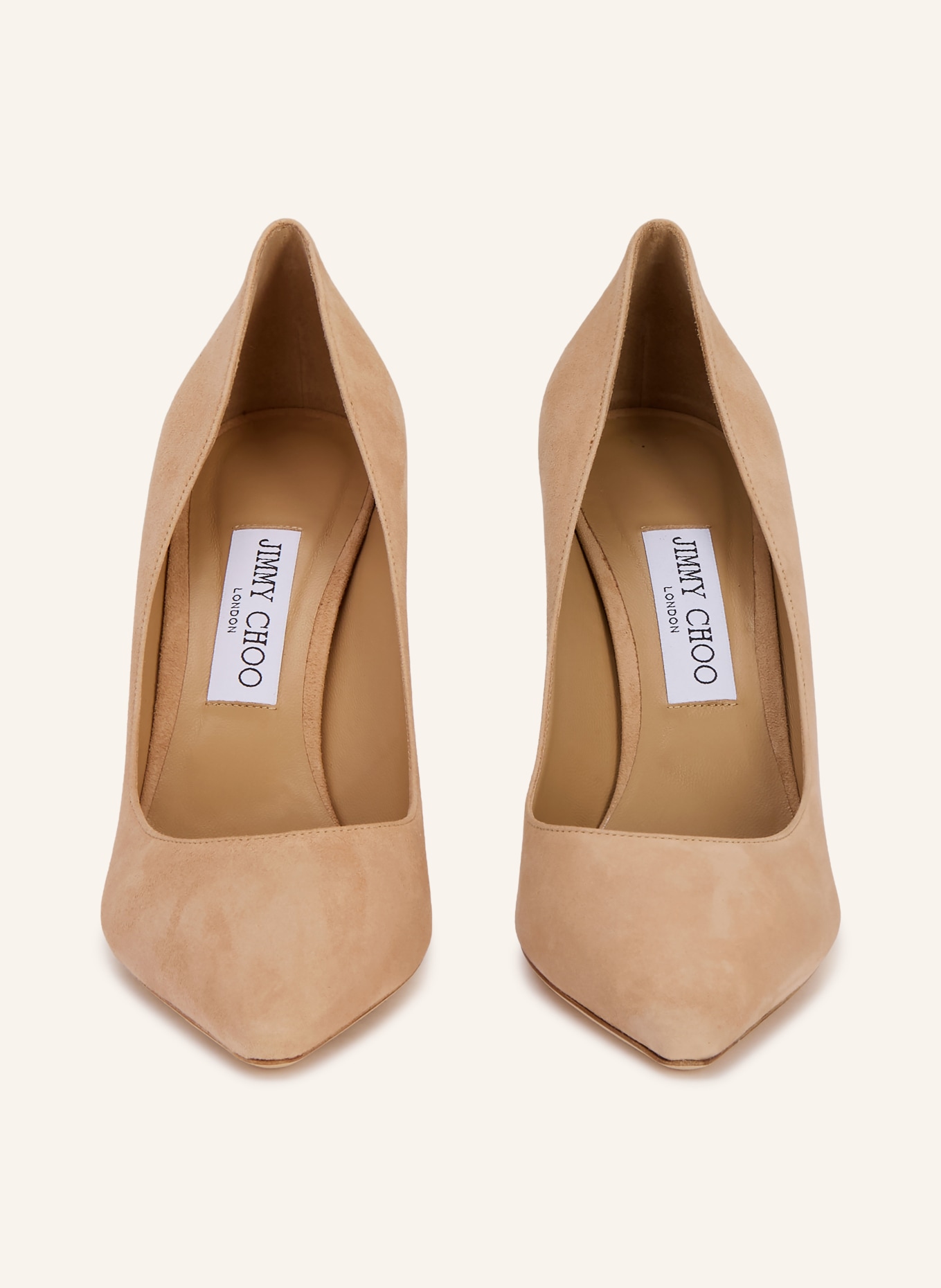 JIMMY CHOO Escarpins ROMY 85: ORANGE CLAIR