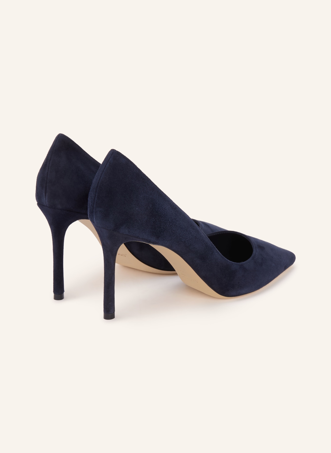 JIMMY CHOO Pumps ROMY 85: DUNKELBLAU