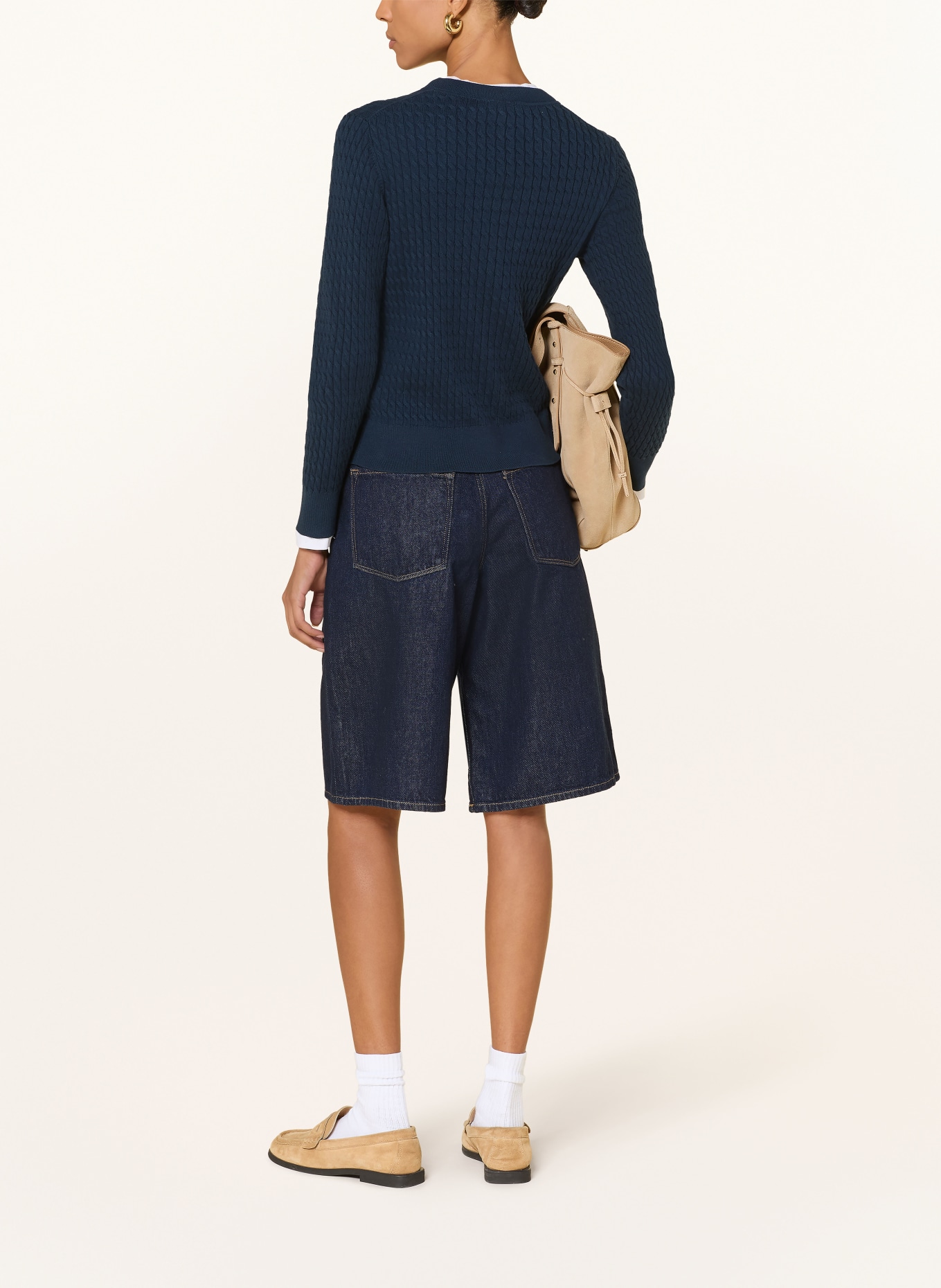 TOMMY HILFIGER vest: DONKERBLAUW