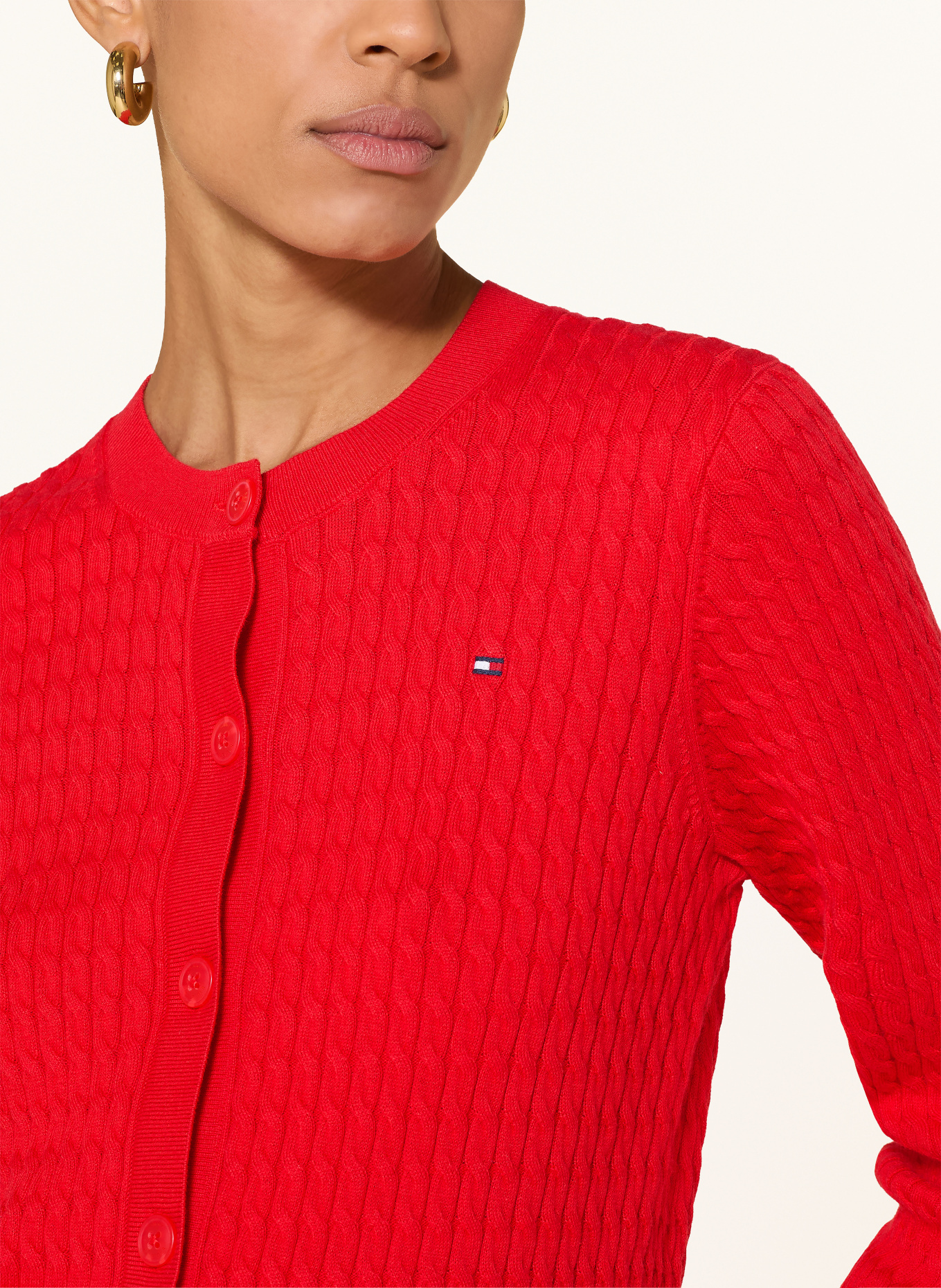 TOMMY HILFIGER vest: ROOD