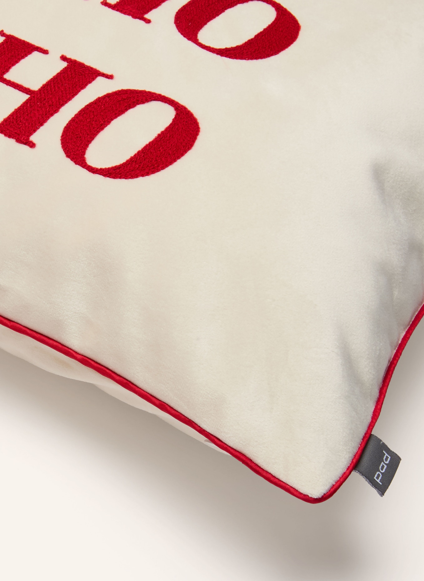 PAD Decoratieve kussenhoes LYRICS: CRÈME / DONKERROOD