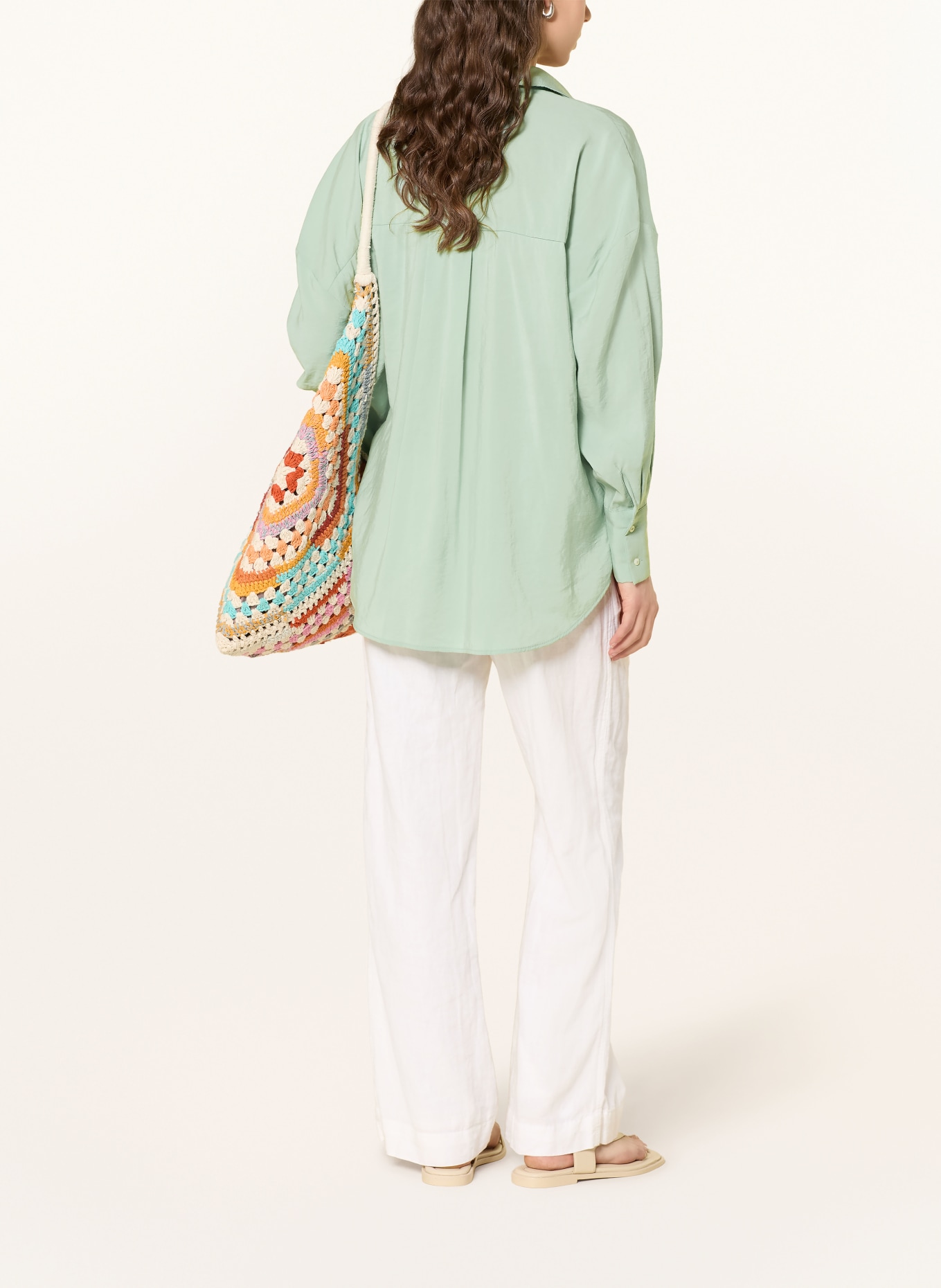 ONLY Hemdbluse: HELLGRÜN