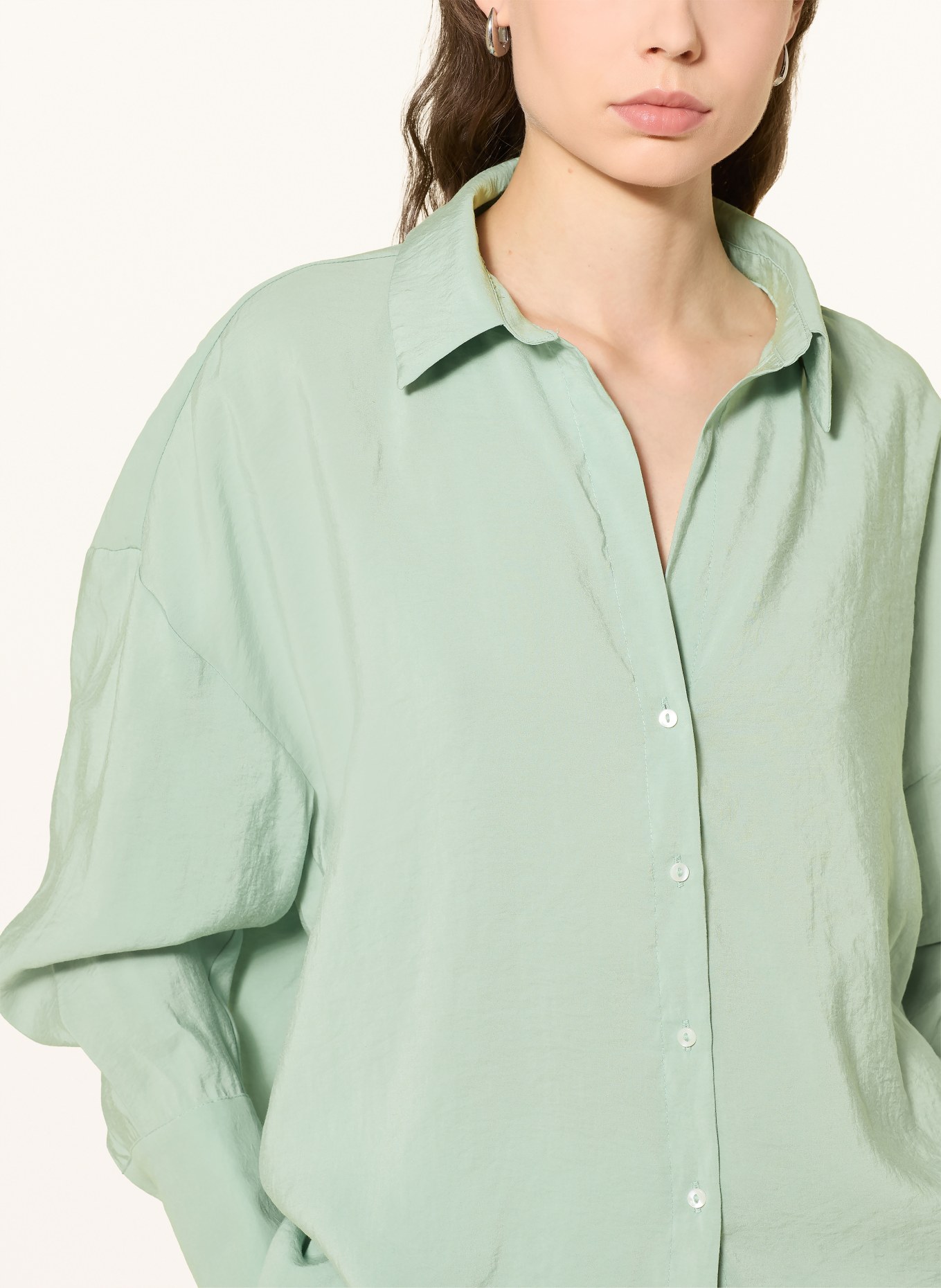 ONLY Hemdbluse: HELLGRÜN