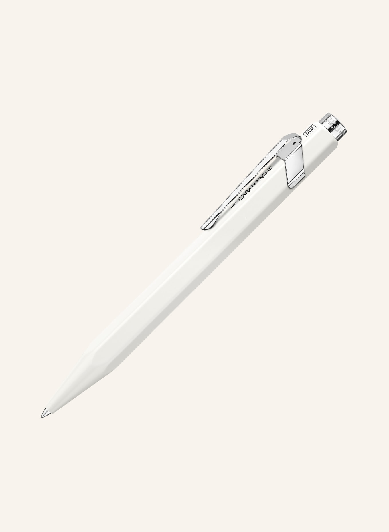 CARAN d'ACHE Rollerball 849™: BIAŁY / CZERWONY