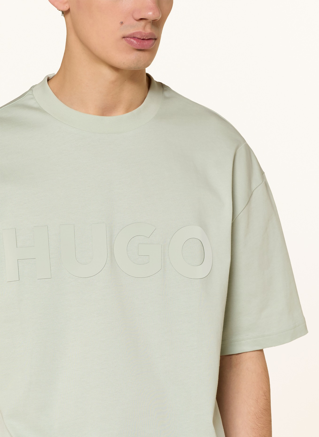 HUGO T-Shirt DINKEE: HELLGRÜN