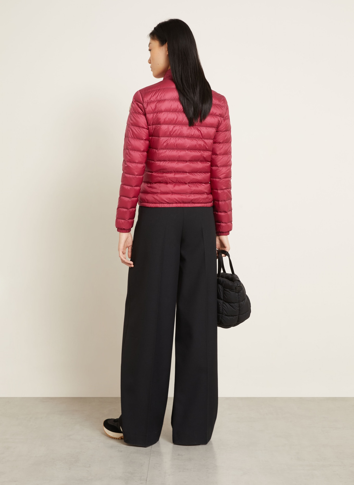 MONCLER Down jacket LANS: DARK RED