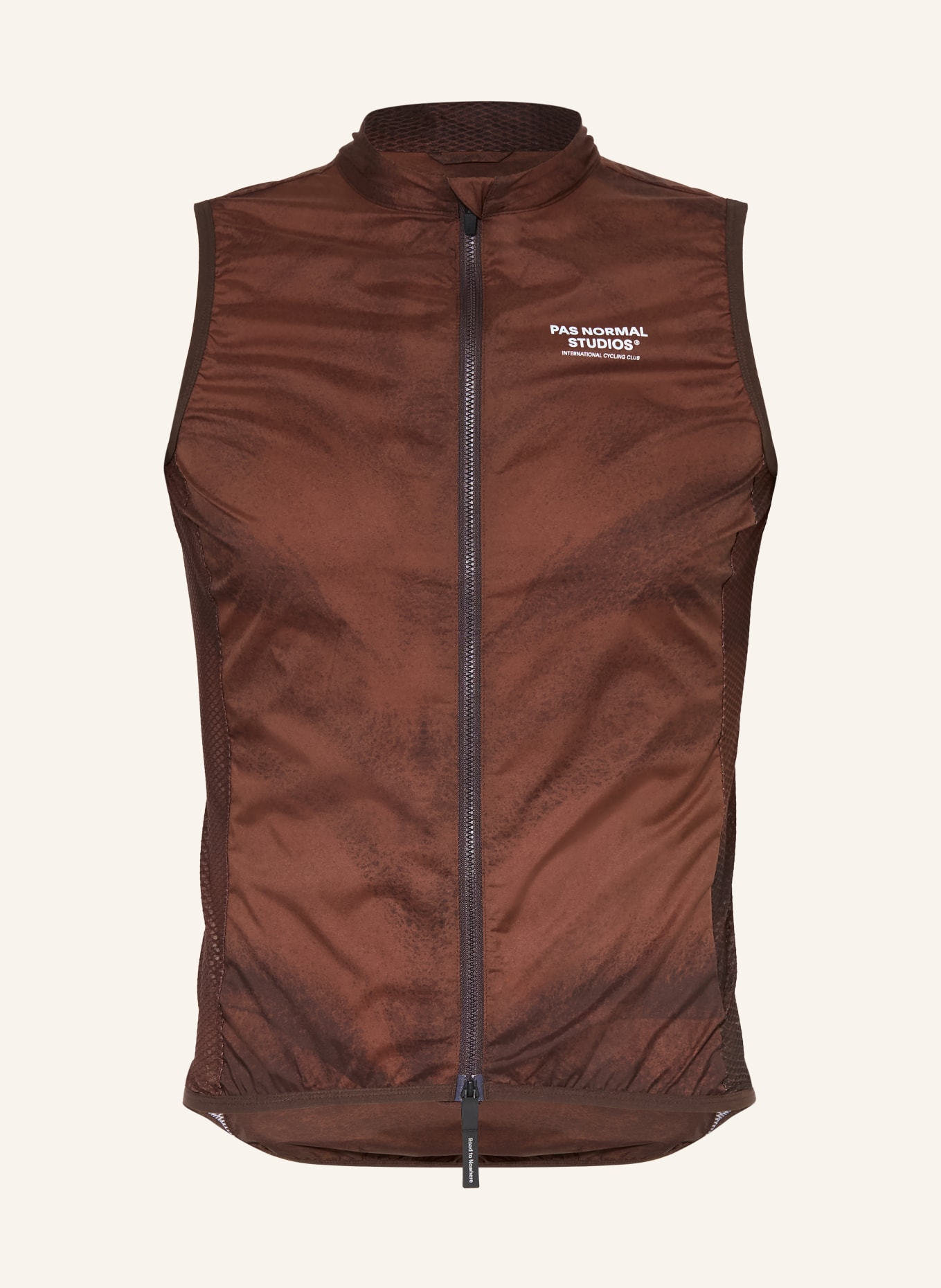 PAS NORMAL STUDIOS Fietsvest MECHANISM STOW AWAY: MARRON FONCÉ