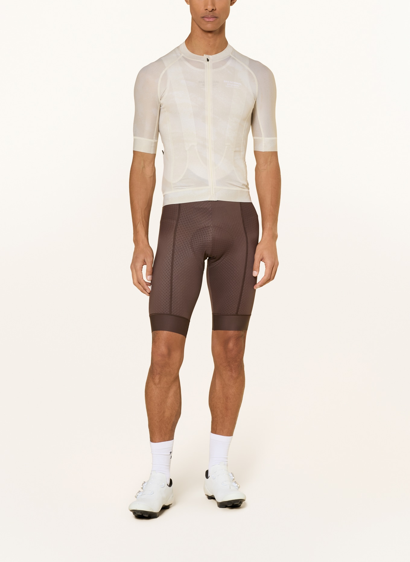 PAS NORMAL STUDIOS Fietsjersey MECHANISM: ECRU