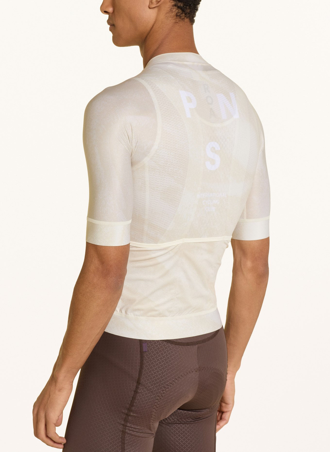 PAS NORMAL STUDIOS Fietsjersey MECHANISM: ECRU