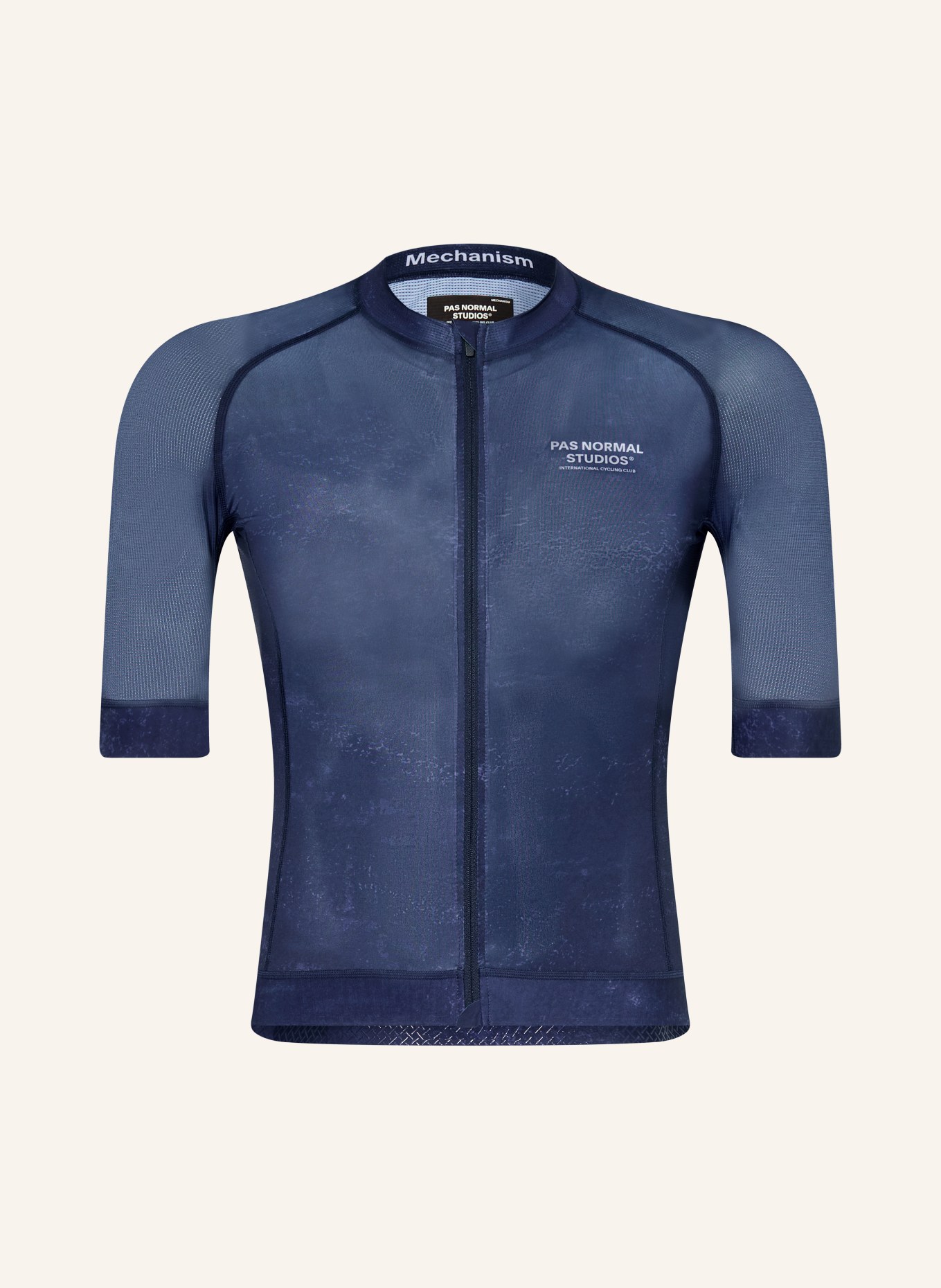 PAS NORMAL STUDIOS Fietsjersey MECHANISM: DONKERBLAUW