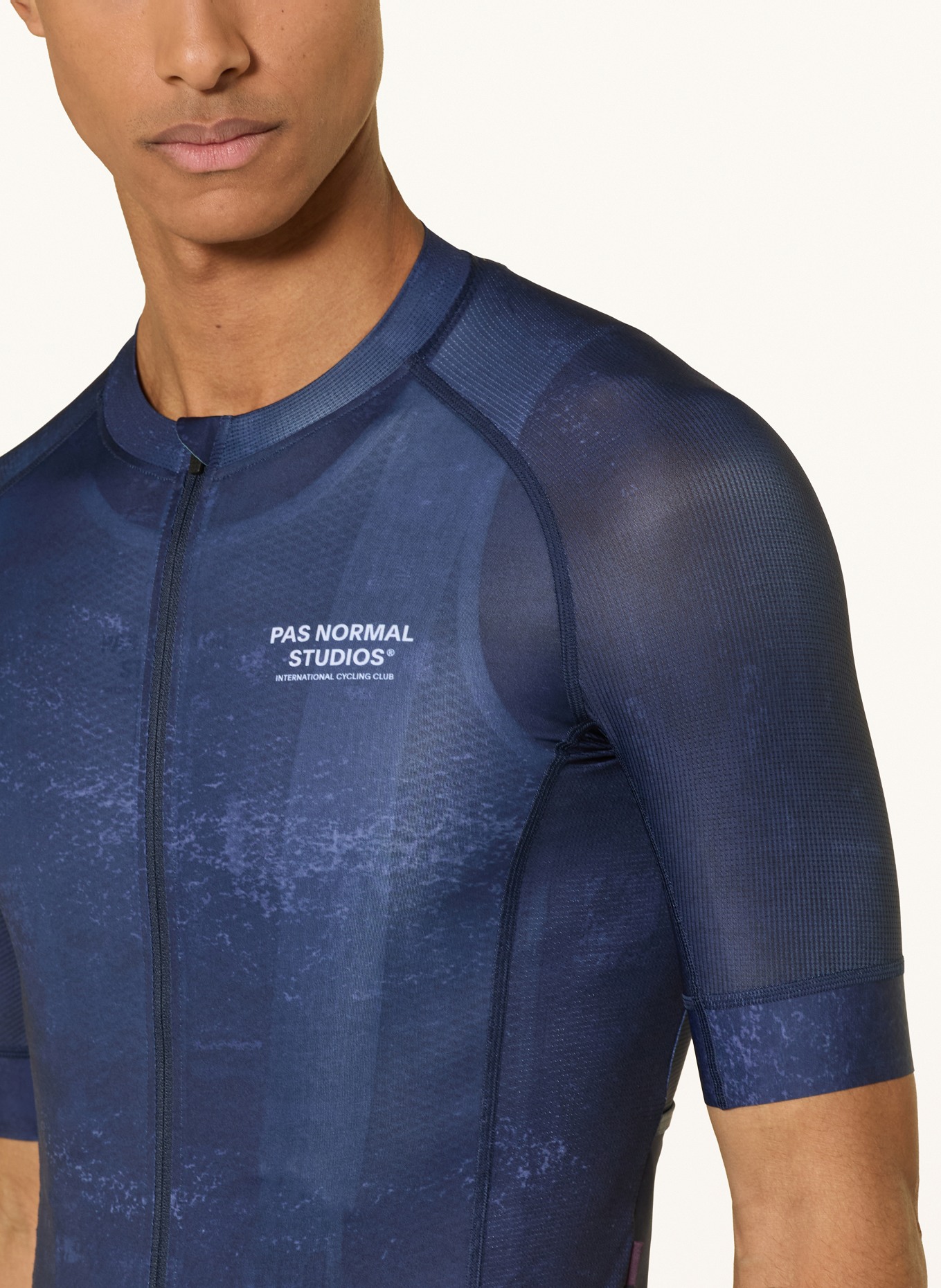 PAS NORMAL STUDIOS Fietsjersey MECHANISM: DONKERBLAUW