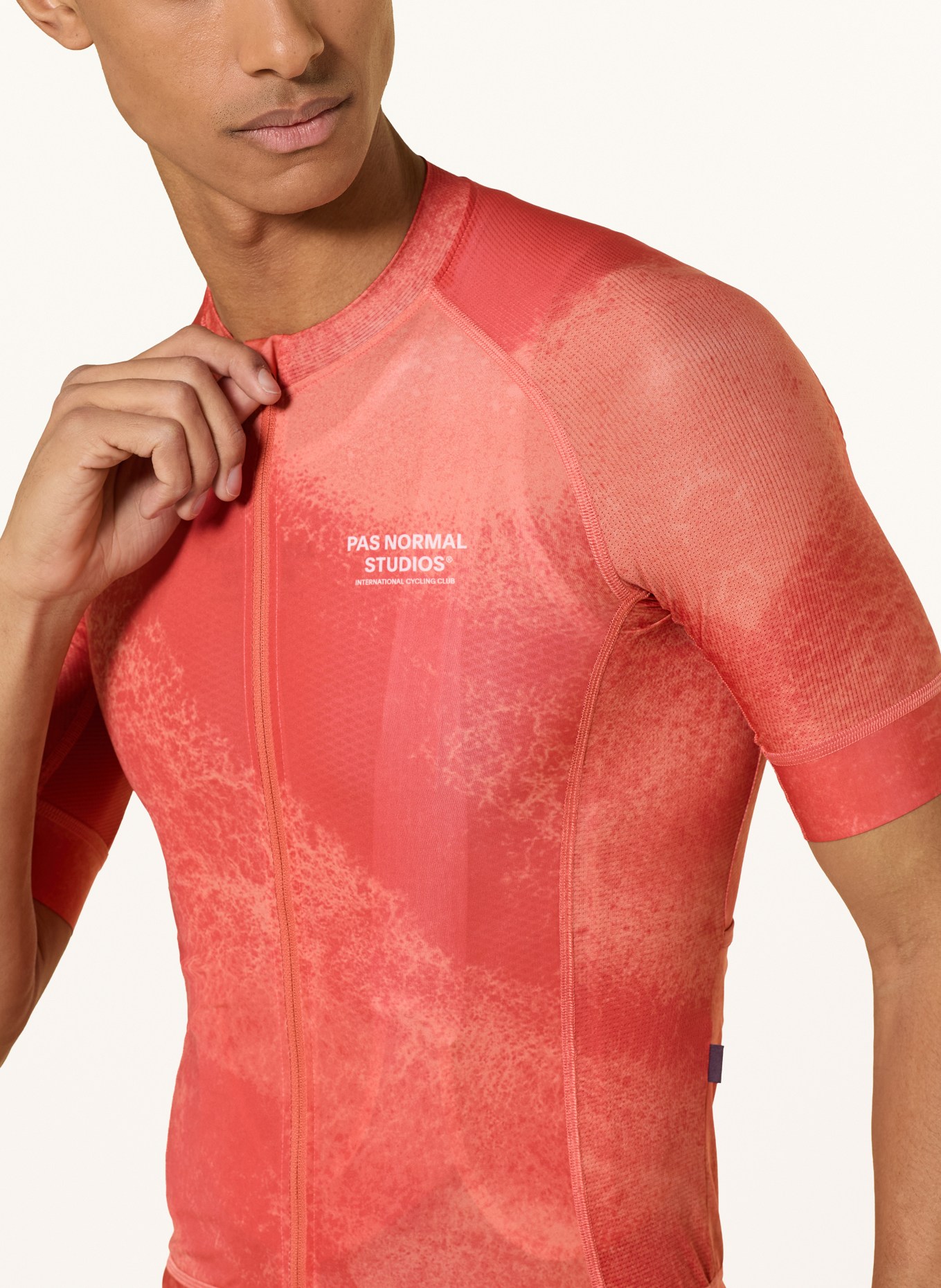 PAS NORMAL STUDIOS Fietsjersey MECHANISM: ORANJE
