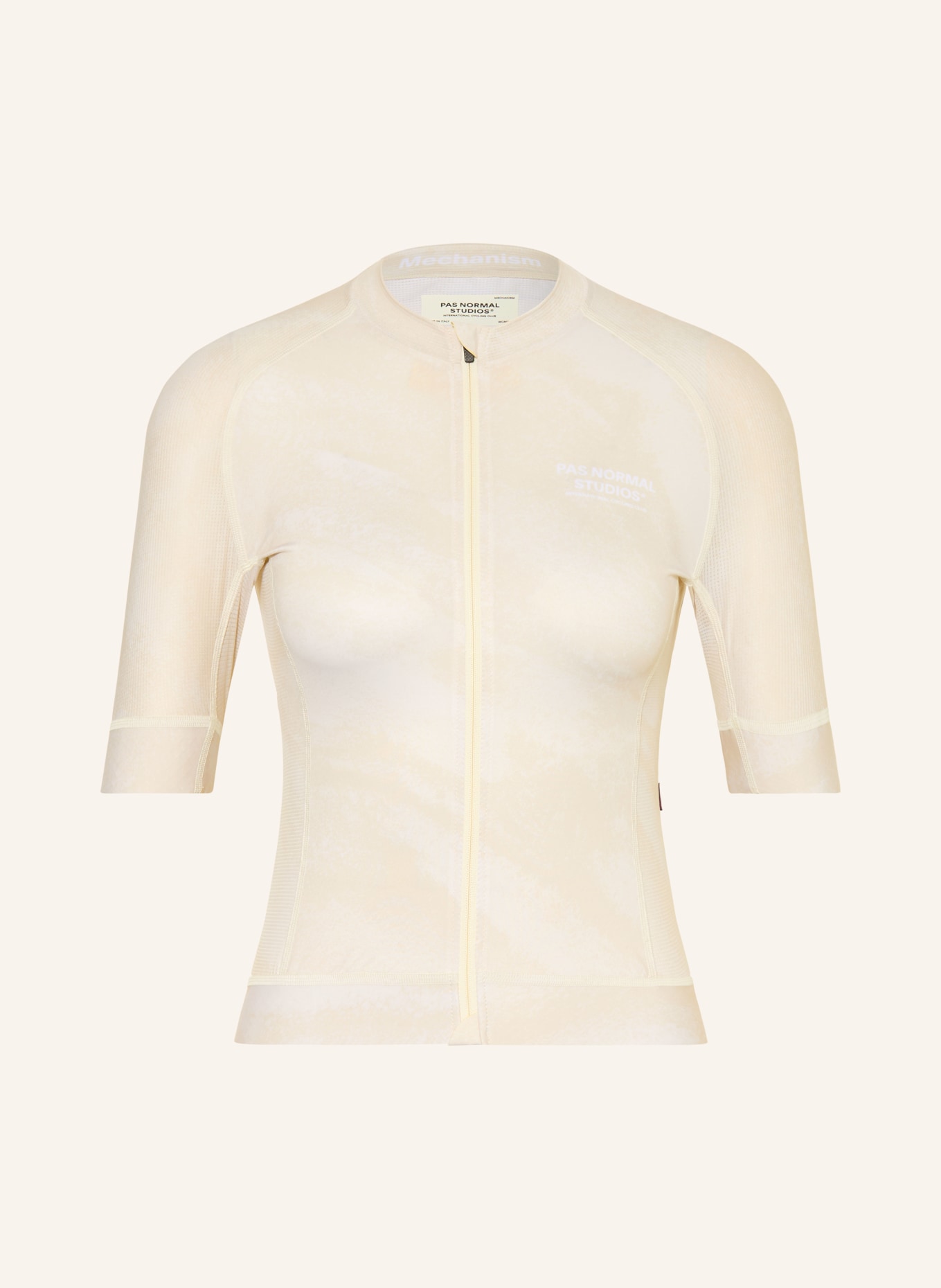 PAS NORMAL STUDIOS Fietsjersey MECHANISM: CRÈME