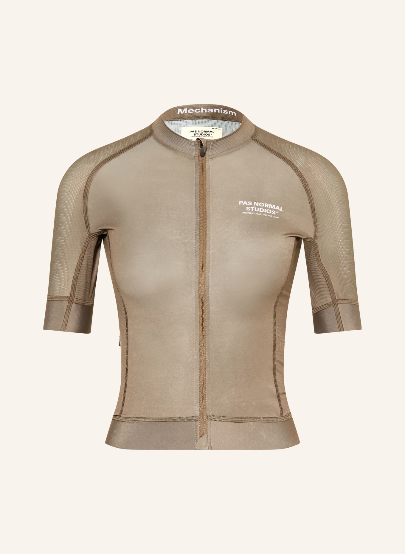 PAS NORMAL STUDIOS Fietsjersey MECHANISM: KAKI