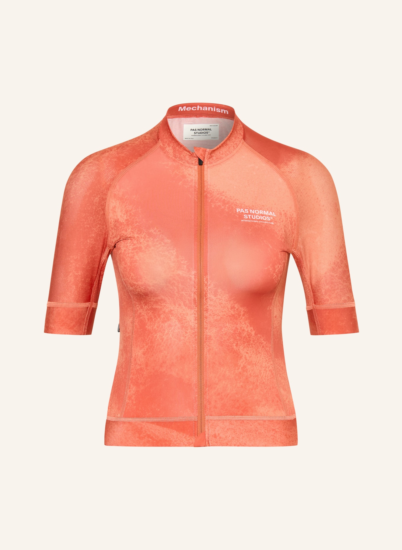 PAS NORMAL STUDIOS Cycling jersey MECHANISM: ORANGE