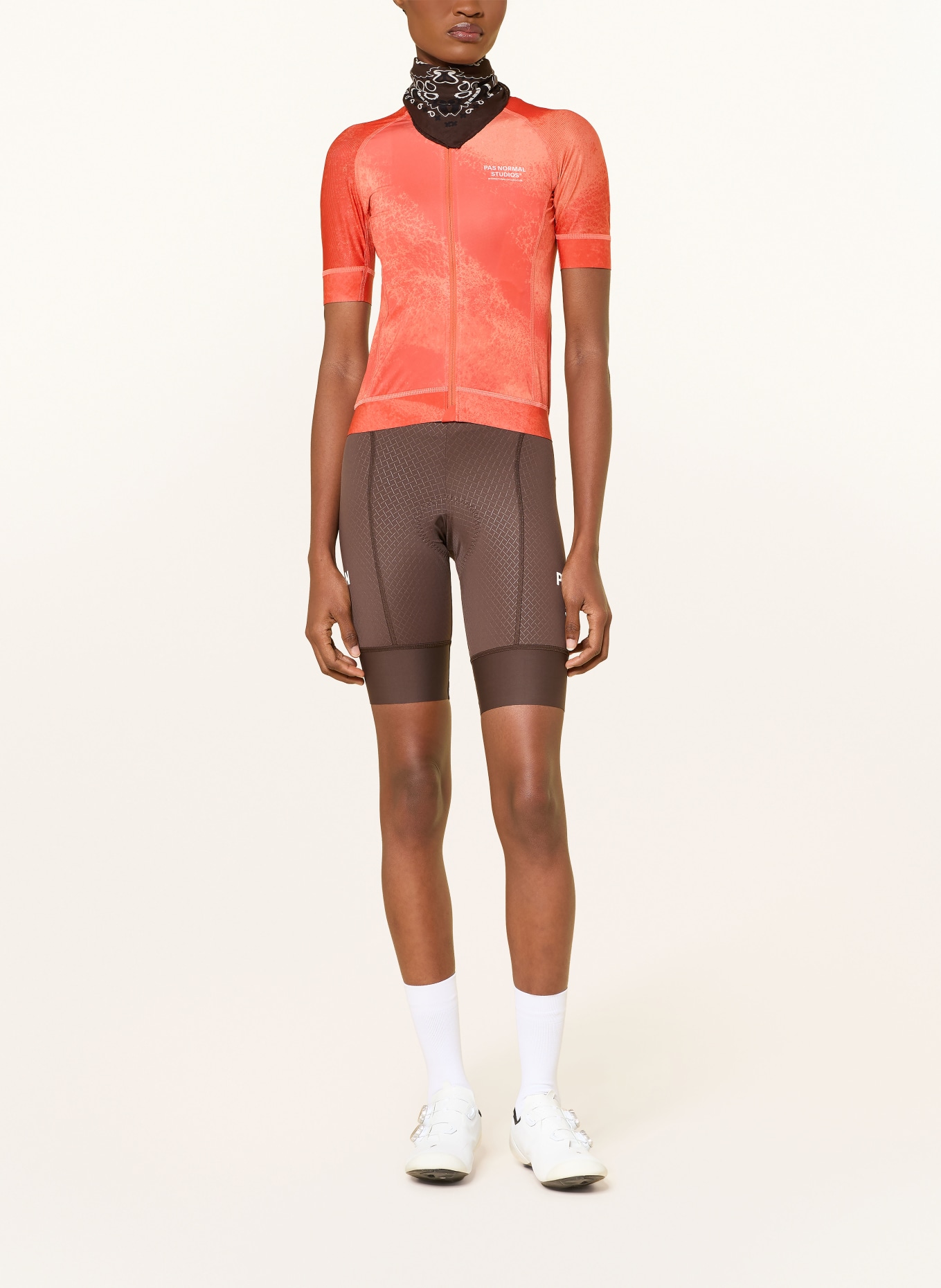 PAS NORMAL STUDIOS Cycling jersey MECHANISM: ORANGE