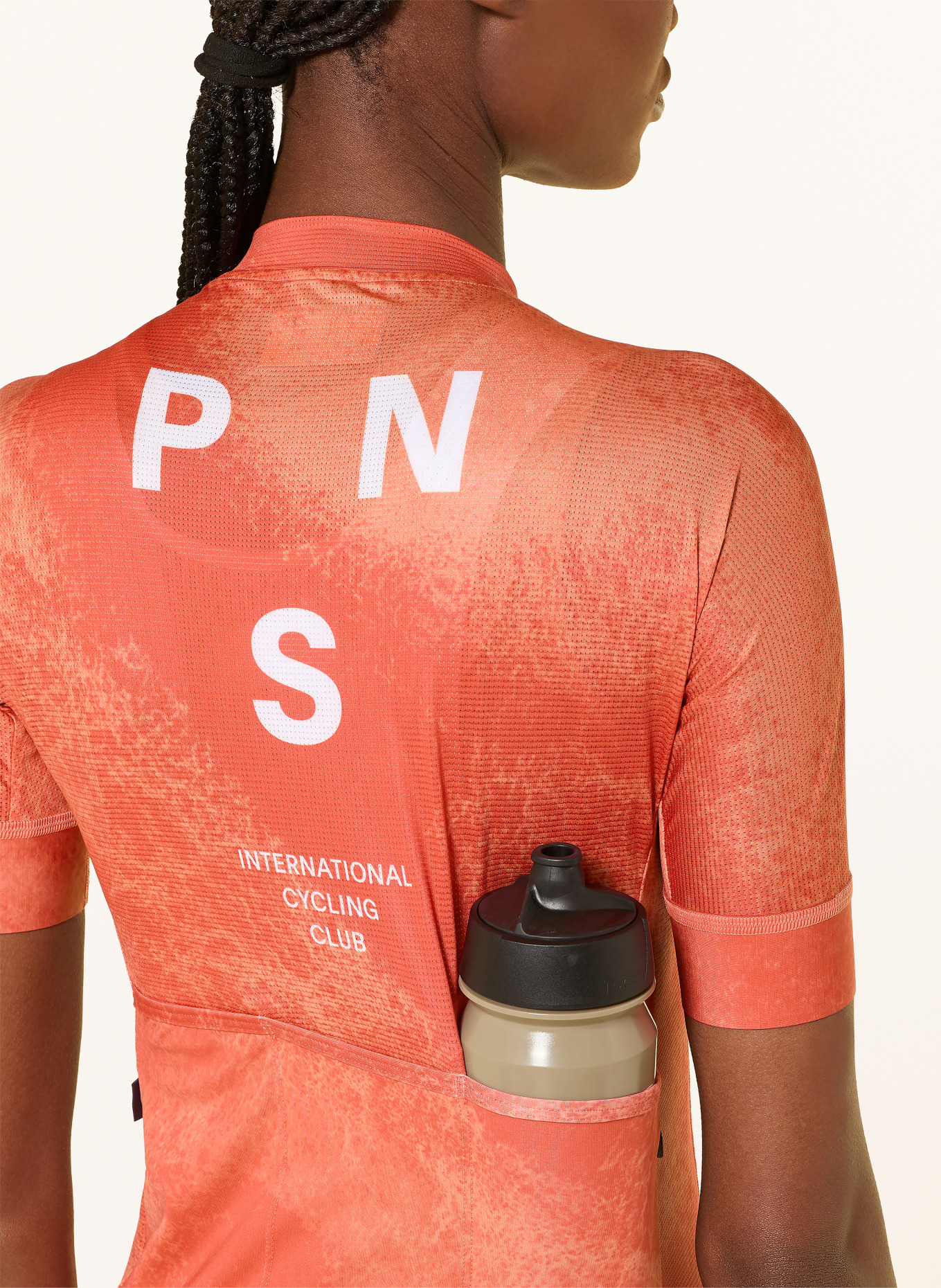 PAS NORMAL STUDIOS Cycling jersey MECHANISM: ORANGE