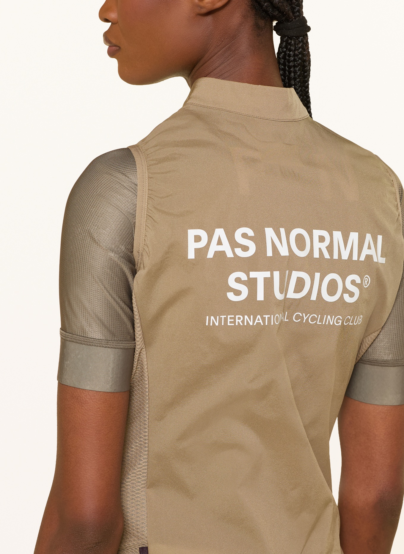 PAS NORMAL STUDIOS Fietsvest MECHANISM STOW AWAY: BEIGE