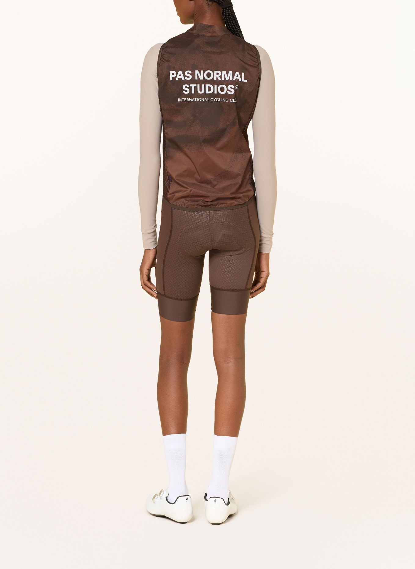 PAS NORMAL STUDIOS Fietsvest MECHANISM STOW AWAY: MARRON FONCÉ
