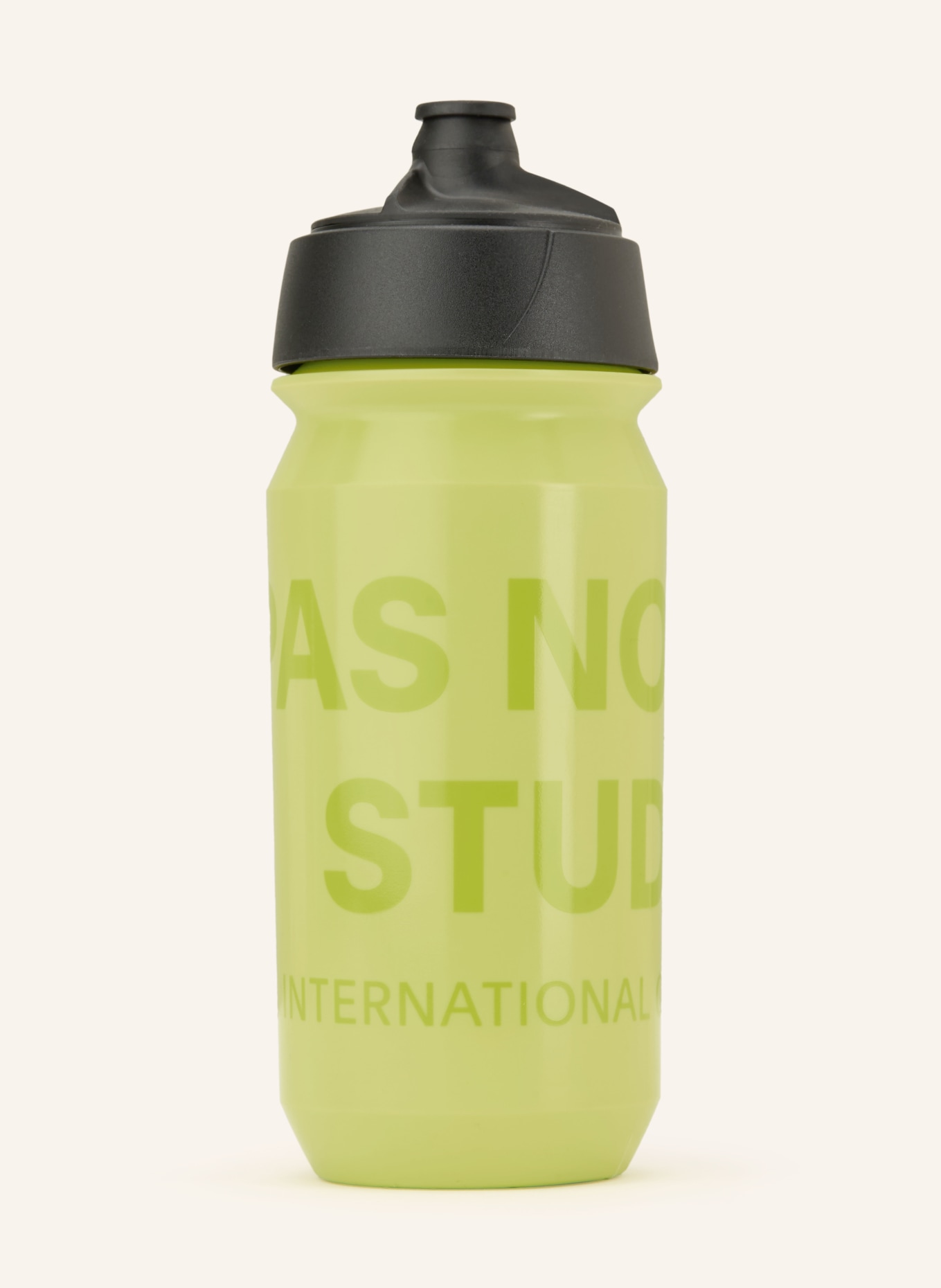 PAS NORMAL STUDIOS Trinkflasche LOGO BIDON: NEONGRÜN / SCHWARZ