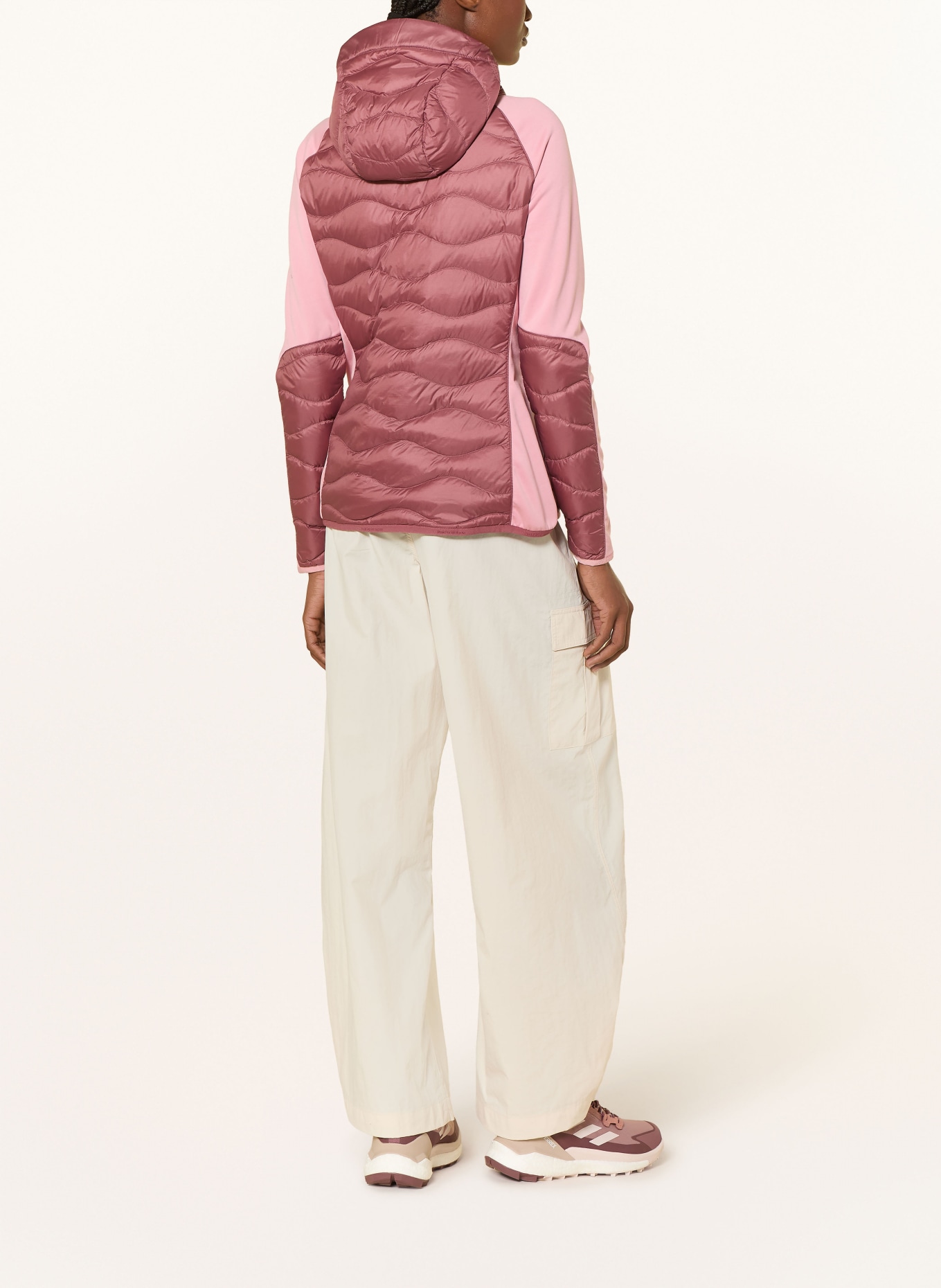 Peak Performance Hybrid down jacket HELIUM: DUSKY PINK / PINK