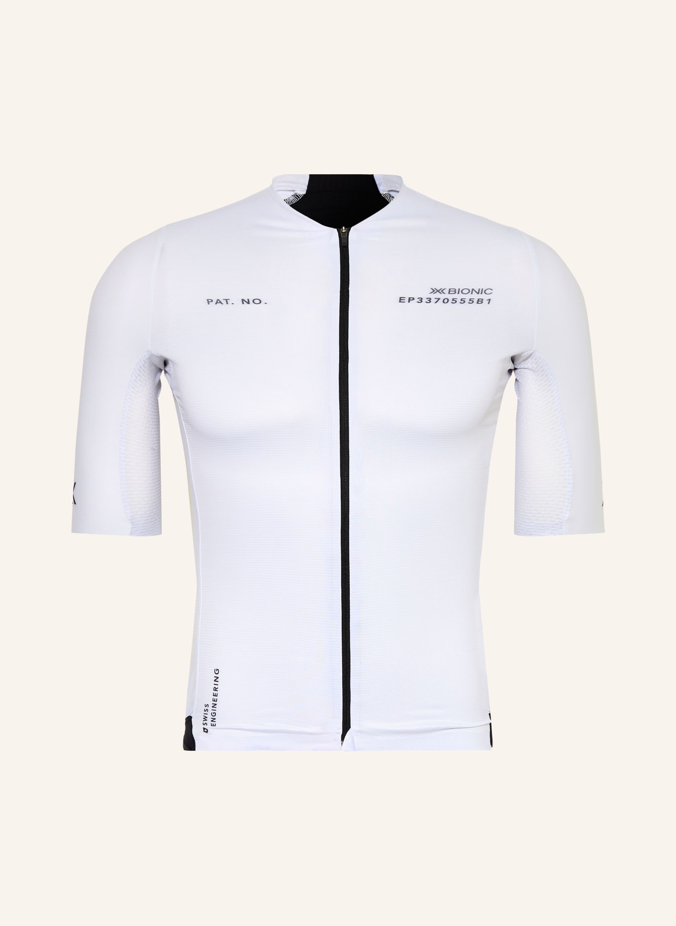 X-BIONIC Radtrikot COREFUSION AERO: WEISS / SCHWARZ
