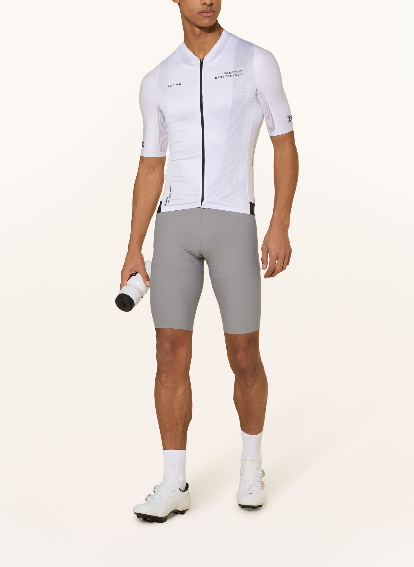 X-BIONIC Radtrikot COREFUSION AERO: WEISS / SCHWARZ