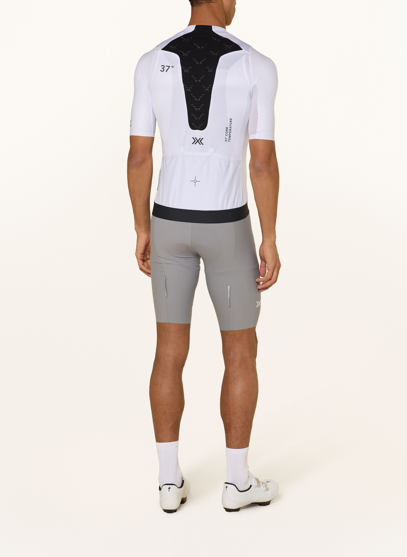 X-BIONIC Radtrikot COREFUSION AERO: WEISS / SCHWARZ