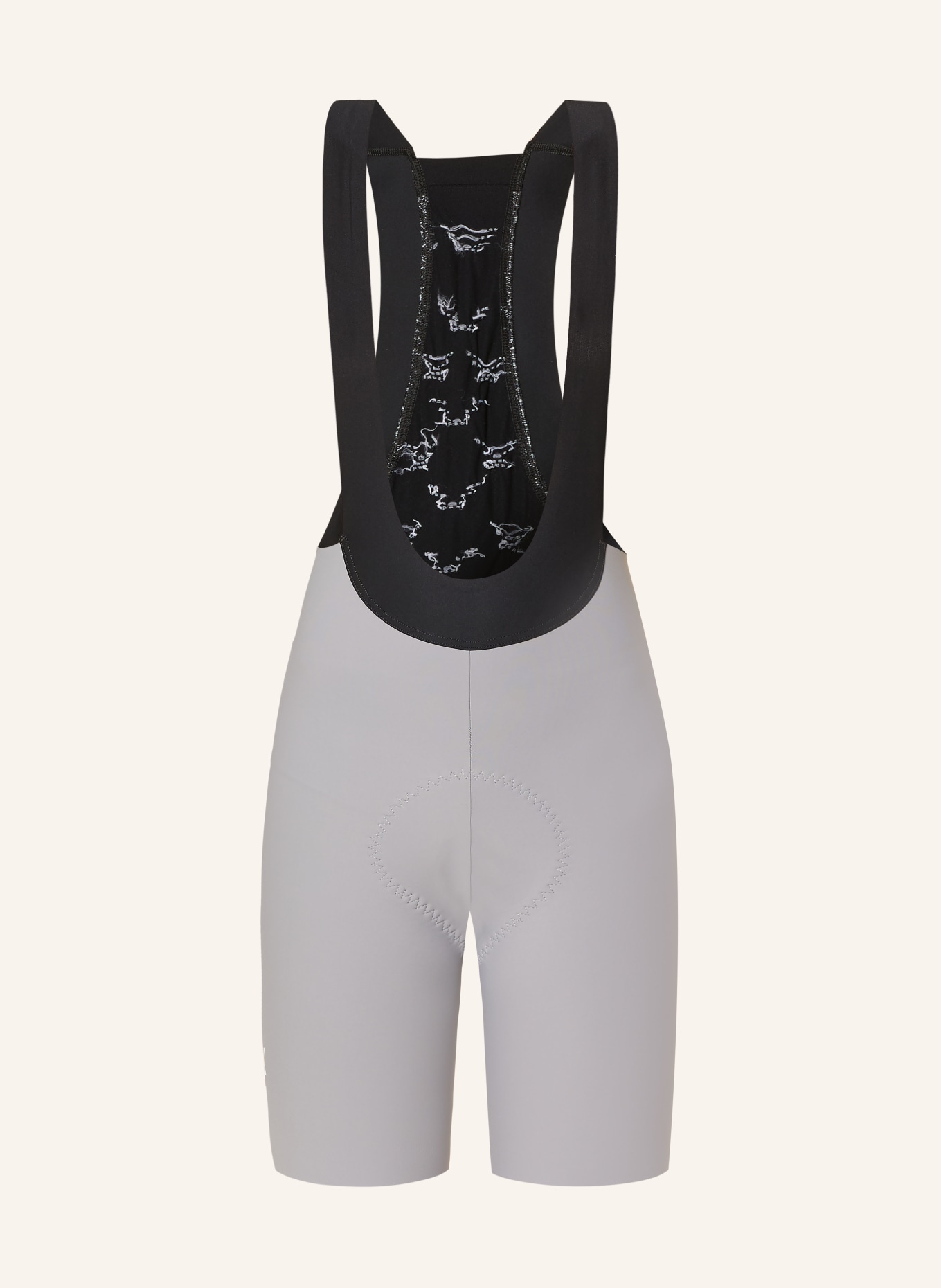 X-BIONIC Fietsbroek COREFUSION BIB met bretels en gewatteerde inzetstukken: GRIJS