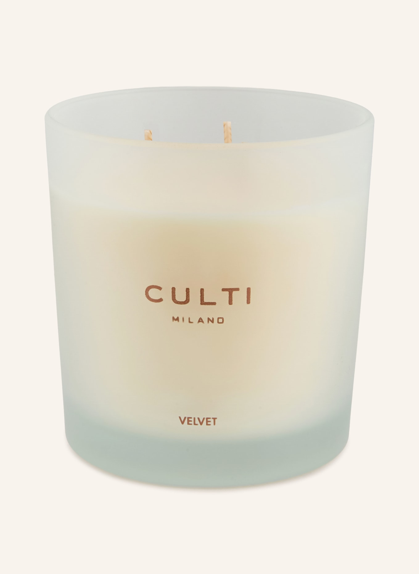 CULTI Duftkerze VELVET: WEISS