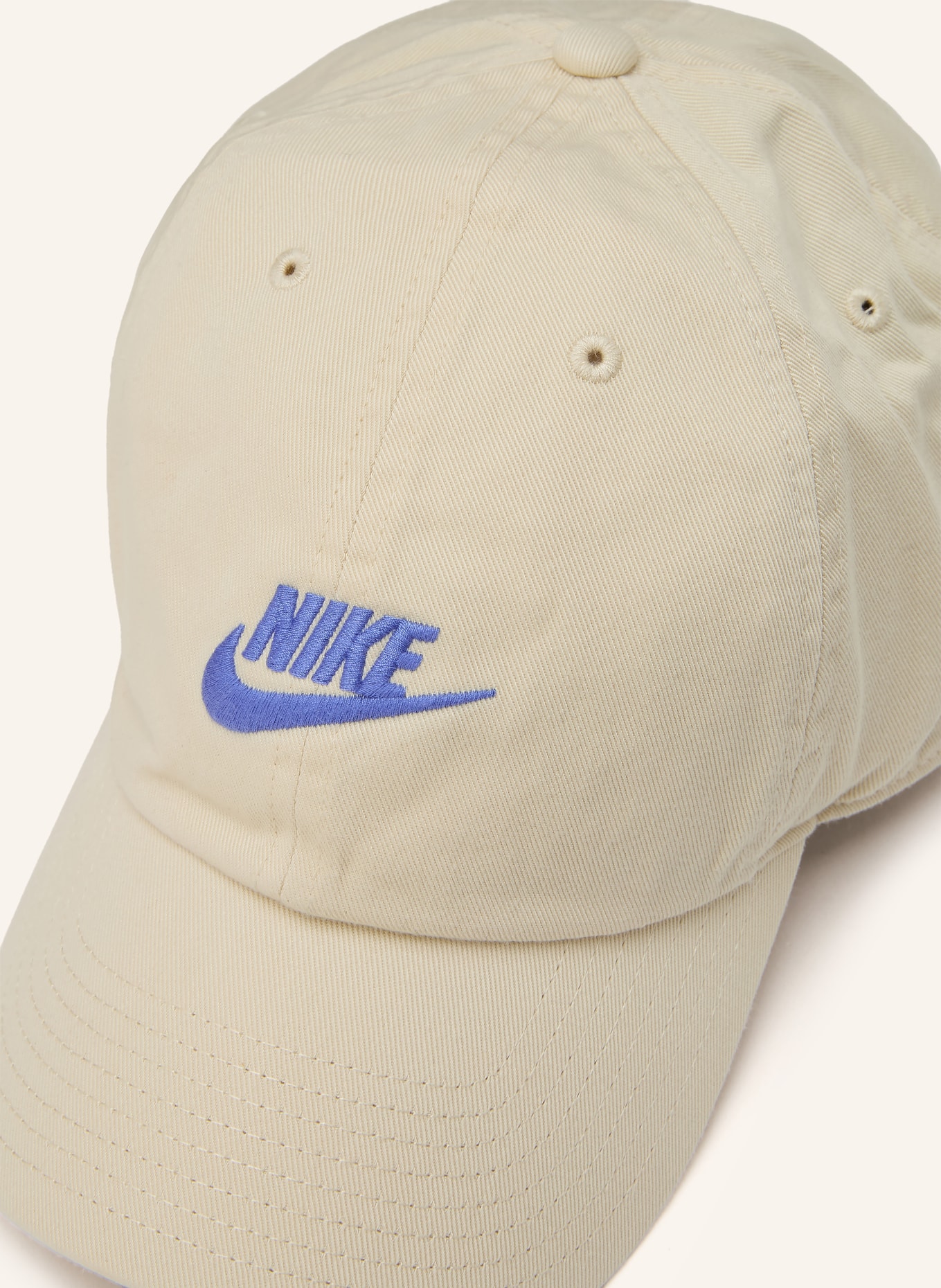 Nike Cap CLUB: BEIGE / BLAU