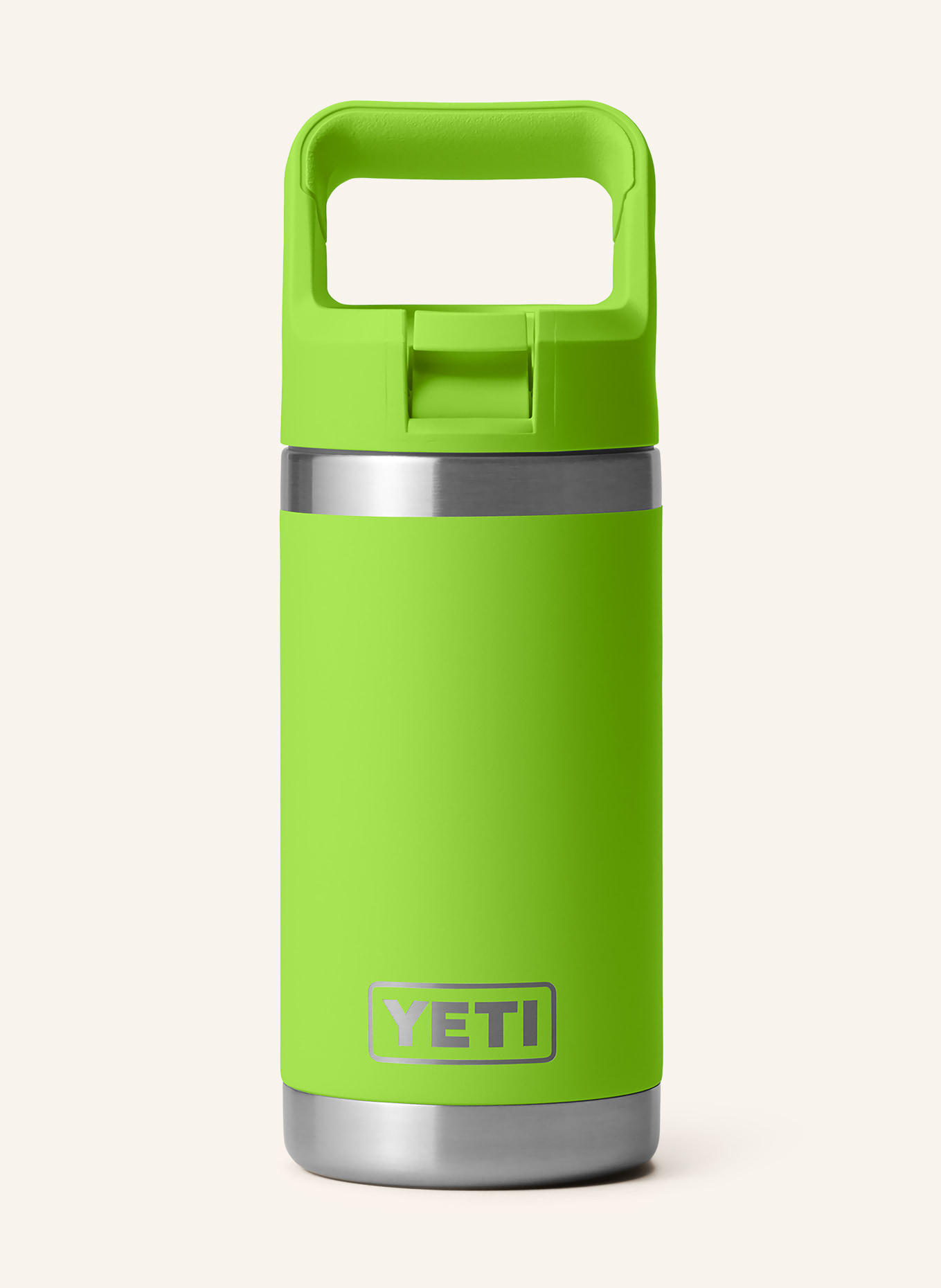 YETI Isolierflasche RAMBLER®JR: NEONGRÜN / SILBER
