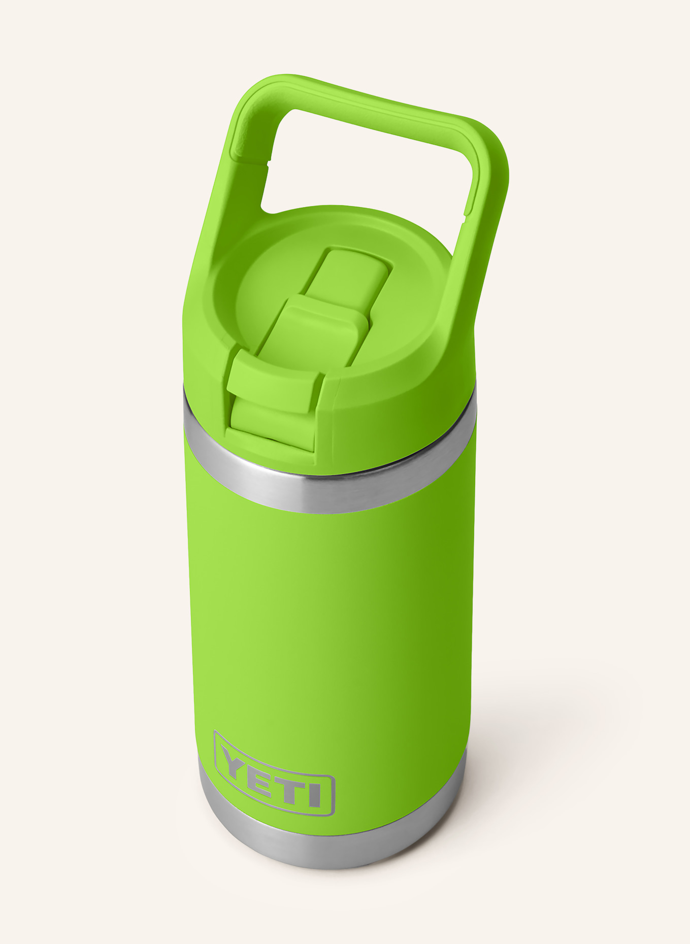 YETI Isolierflasche RAMBLER®JR: NEONGRÜN / SILBER