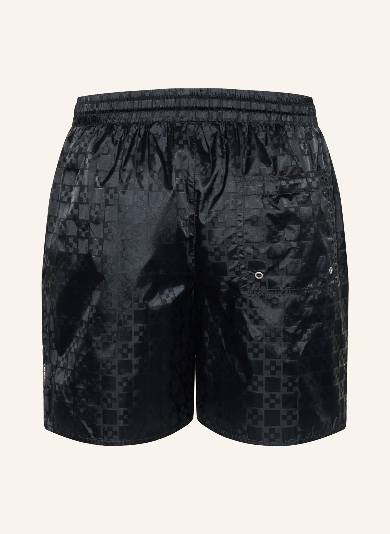 SANDRO Badeshorts: DUNKELGRAU / SCHWARZ