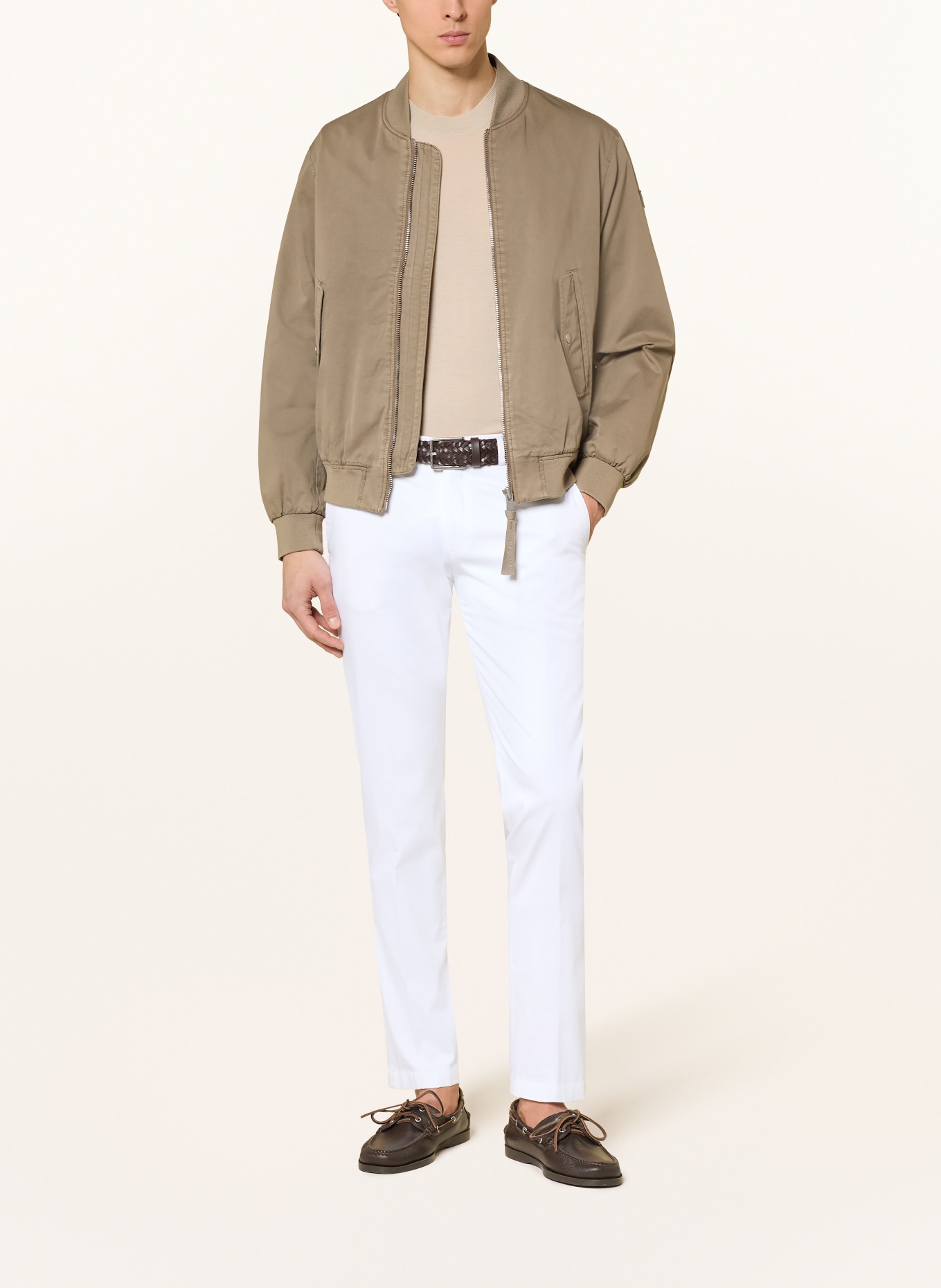 HILTL Chino slim fit: WIT