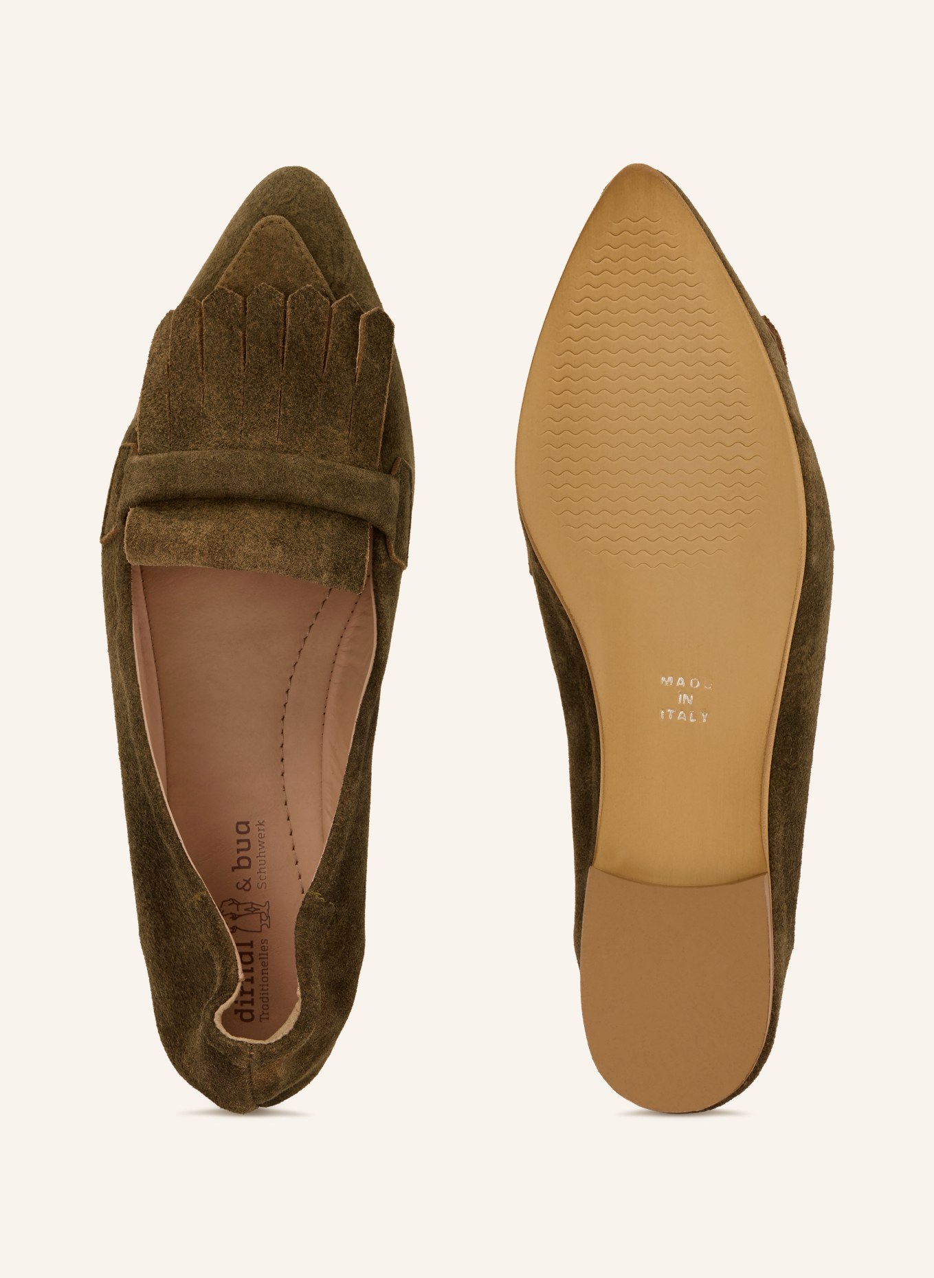 Dirndl & Bua Mocassin ANTIBOCK: MARRON FONCÉ