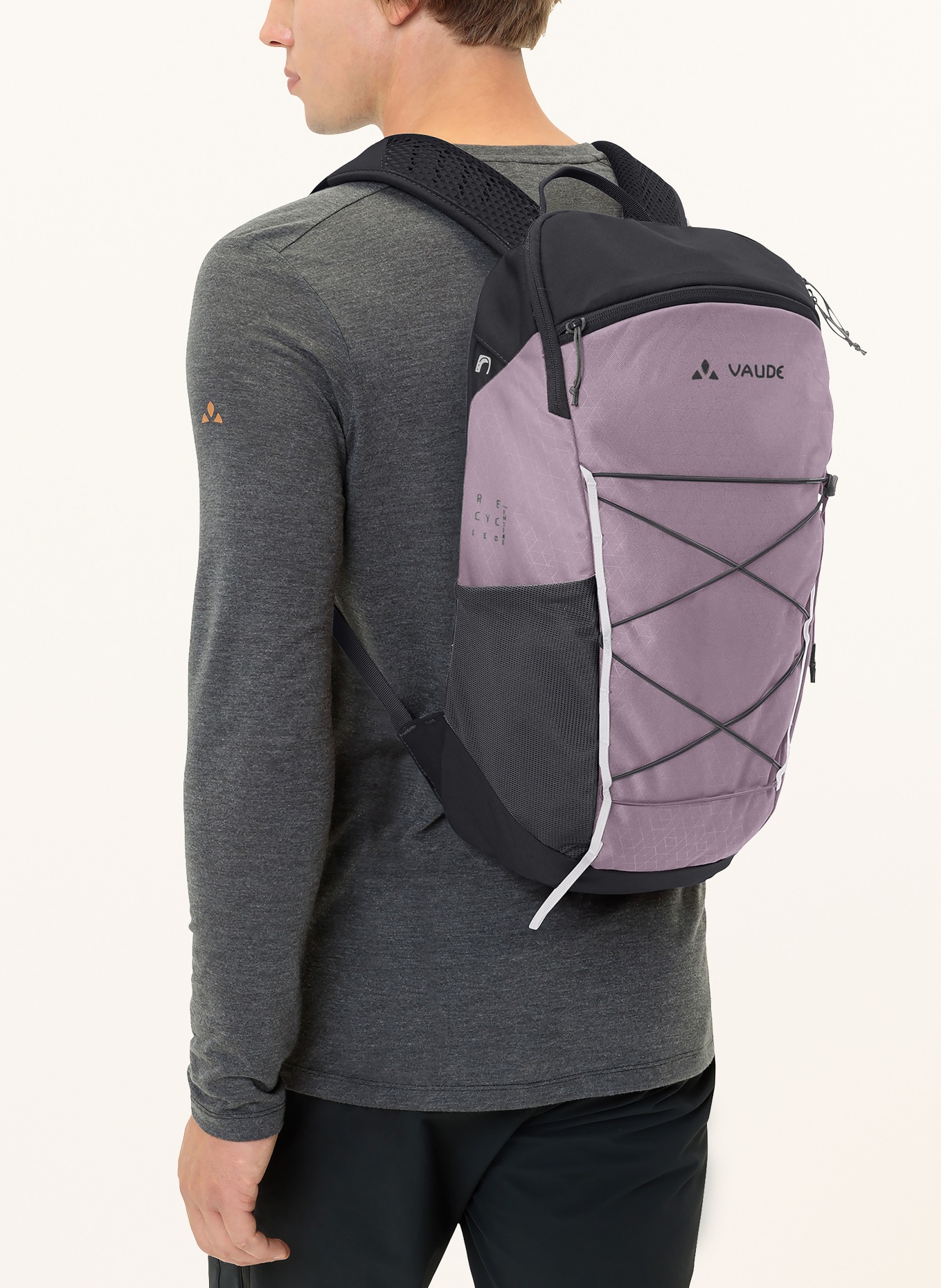 VAUDE Plecak AGILE 14 l: CZARNY / BLADORÓŻOWY