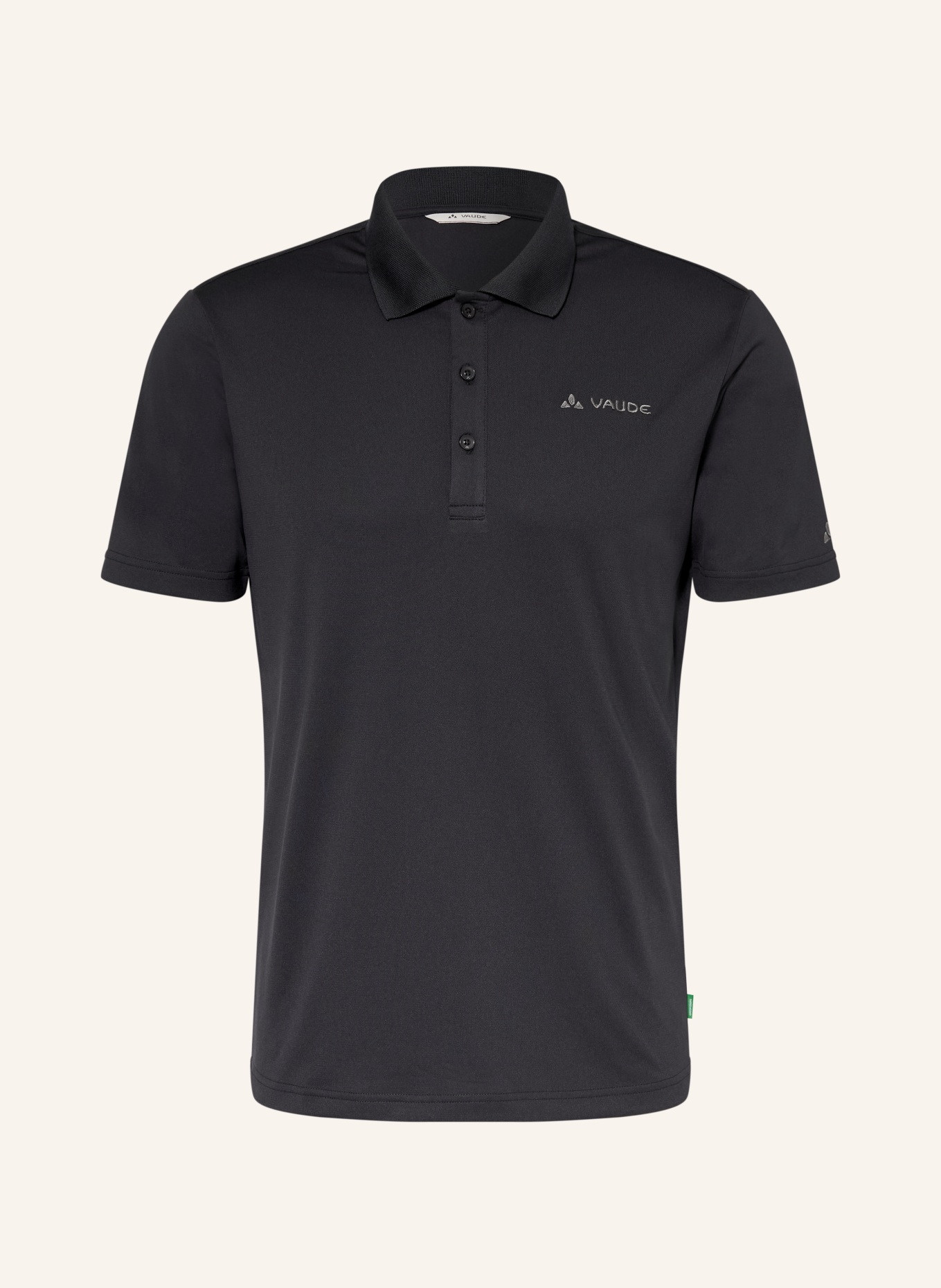 VAUDE Performance polo shirt ESSENTIAL: BLACK