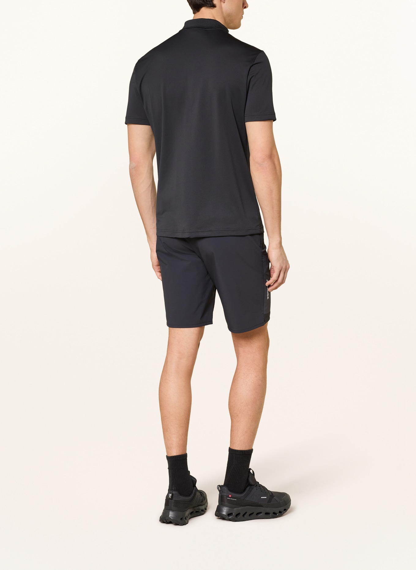 VAUDE Performance polo shirt ESSENTIAL: BLACK