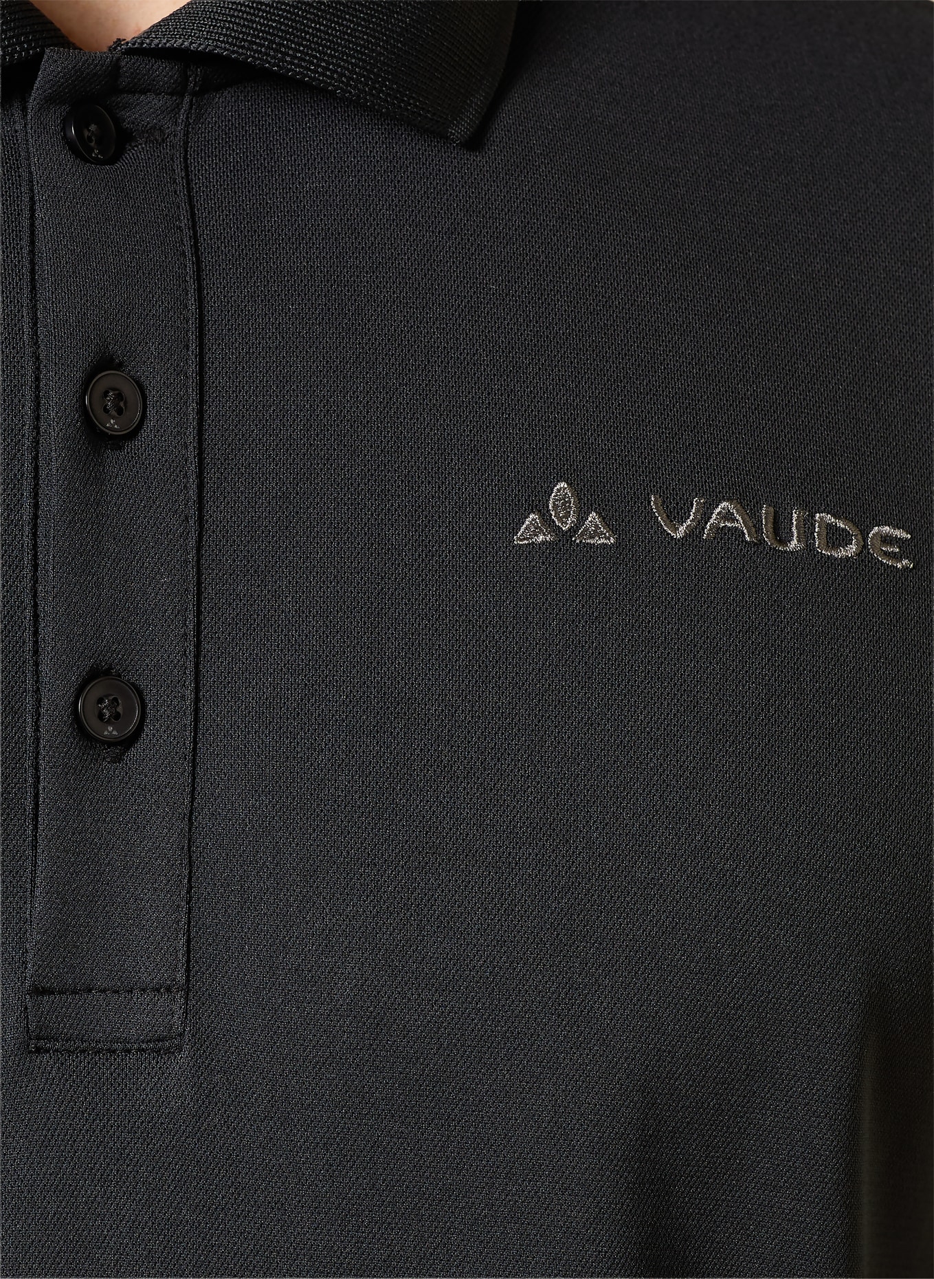 VAUDE Performance polo shirt ESSENTIAL: BLACK