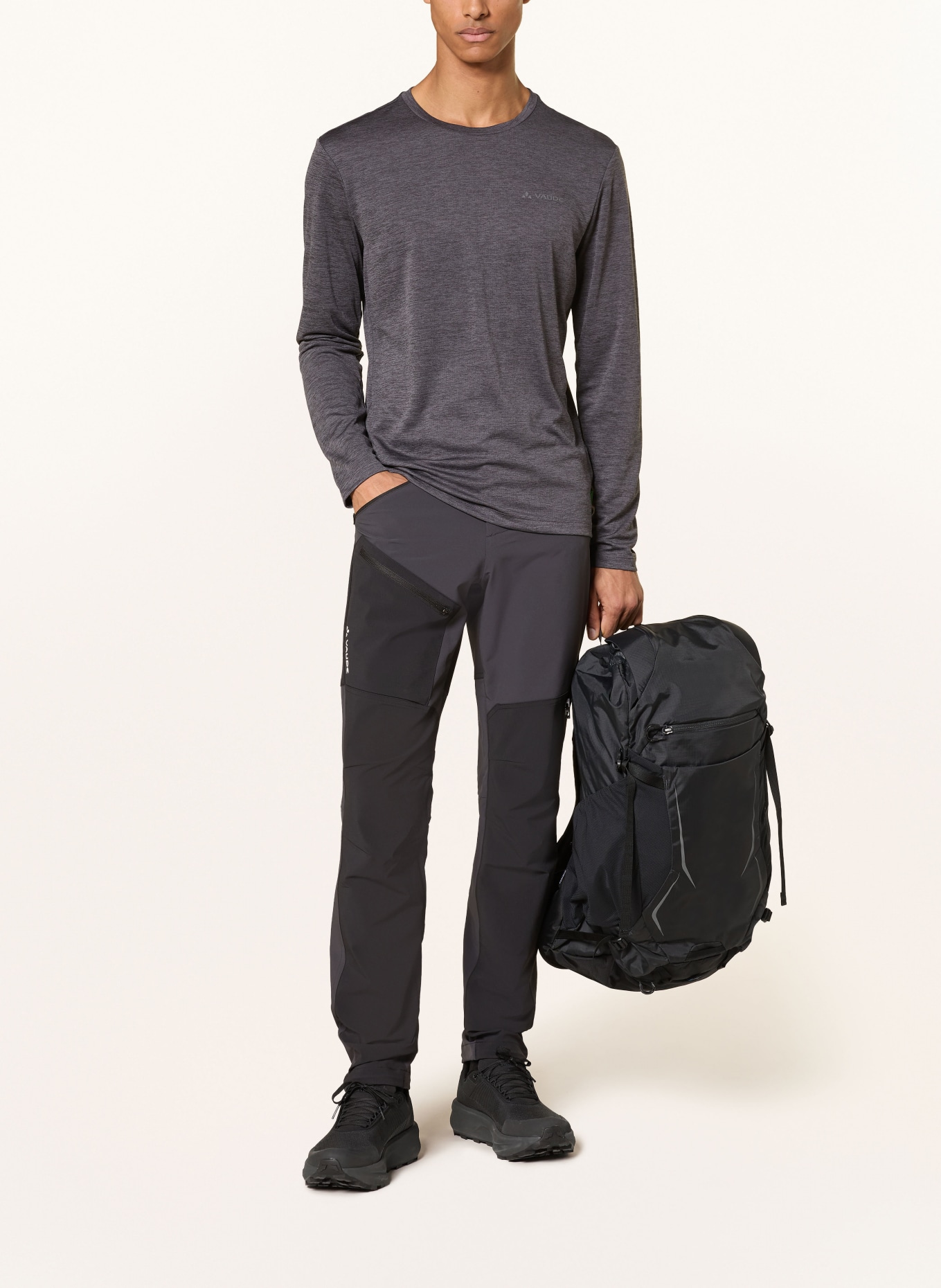 VAUDE Trekkinghose ELOPE: DUNKELGRAU