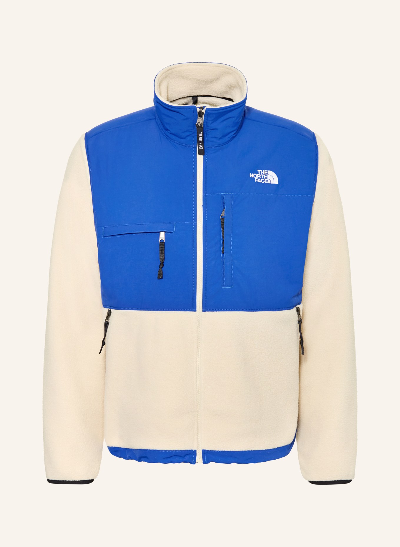 THE NORTH FACE Veste polaire DENALI en mélange de matières: CRÈME / BLEU