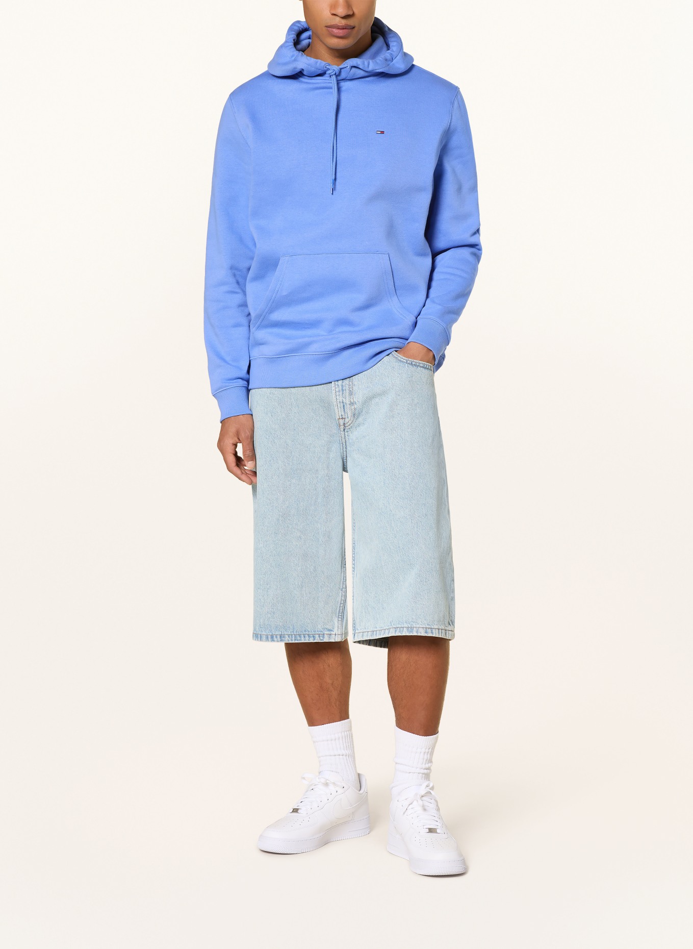 TOMMY JEANS Hoodie: BLAU