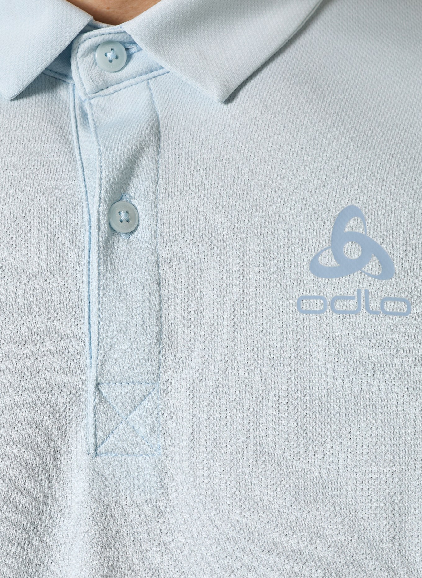 odlo Performance polo shirt CARDADA regular fit: LIGHT BLUE
