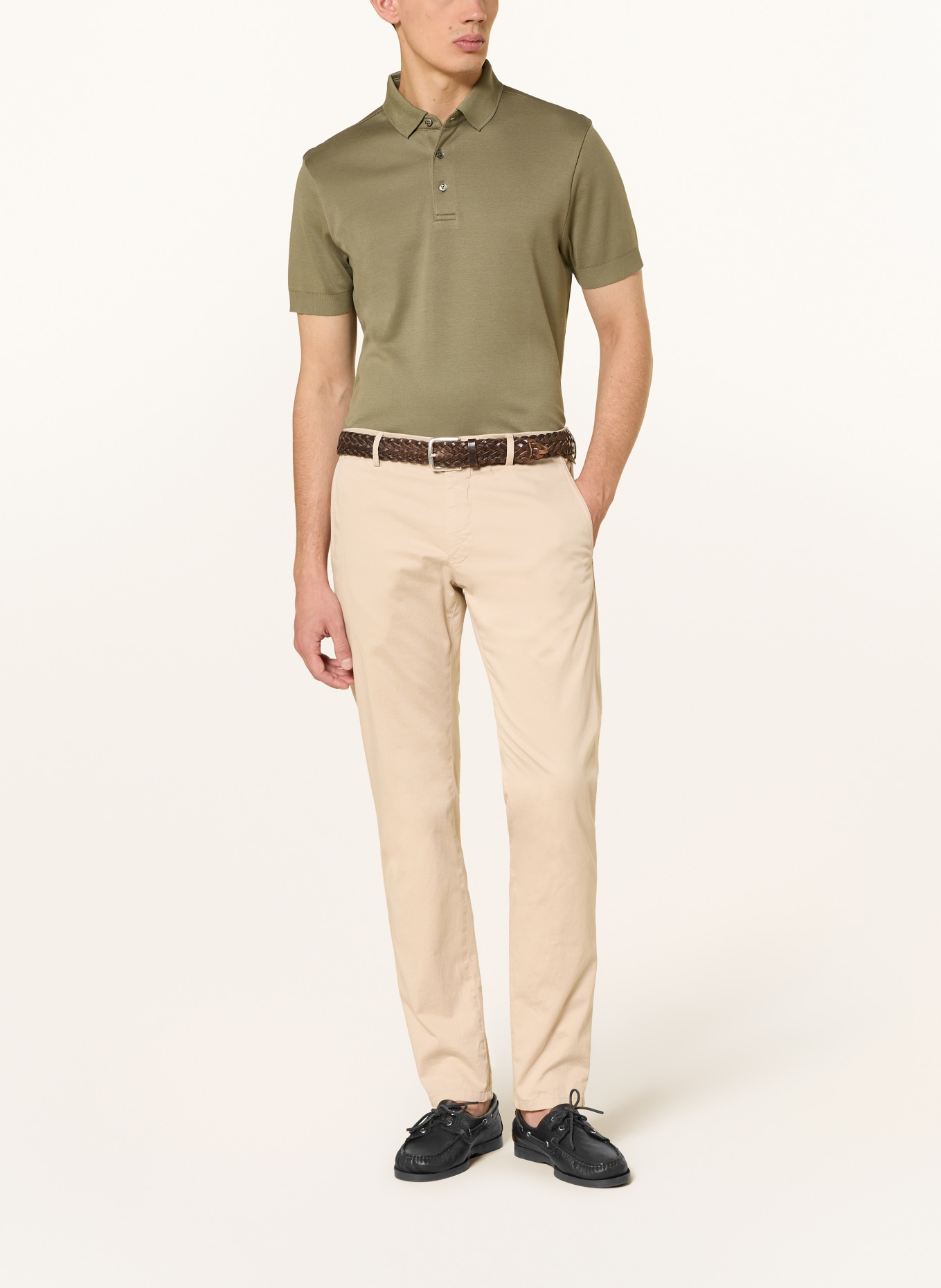 windsor. Jersey-Poloshirt: OLIV