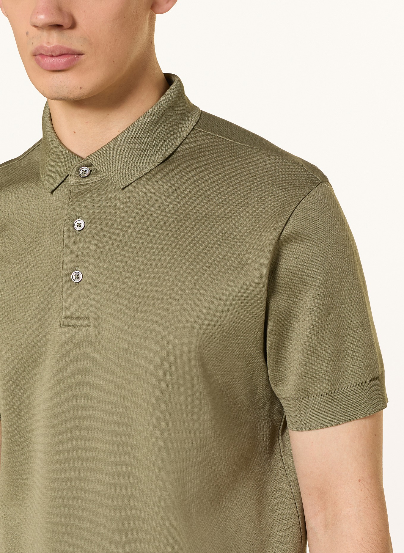 windsor. Jersey-Poloshirt: OLIV