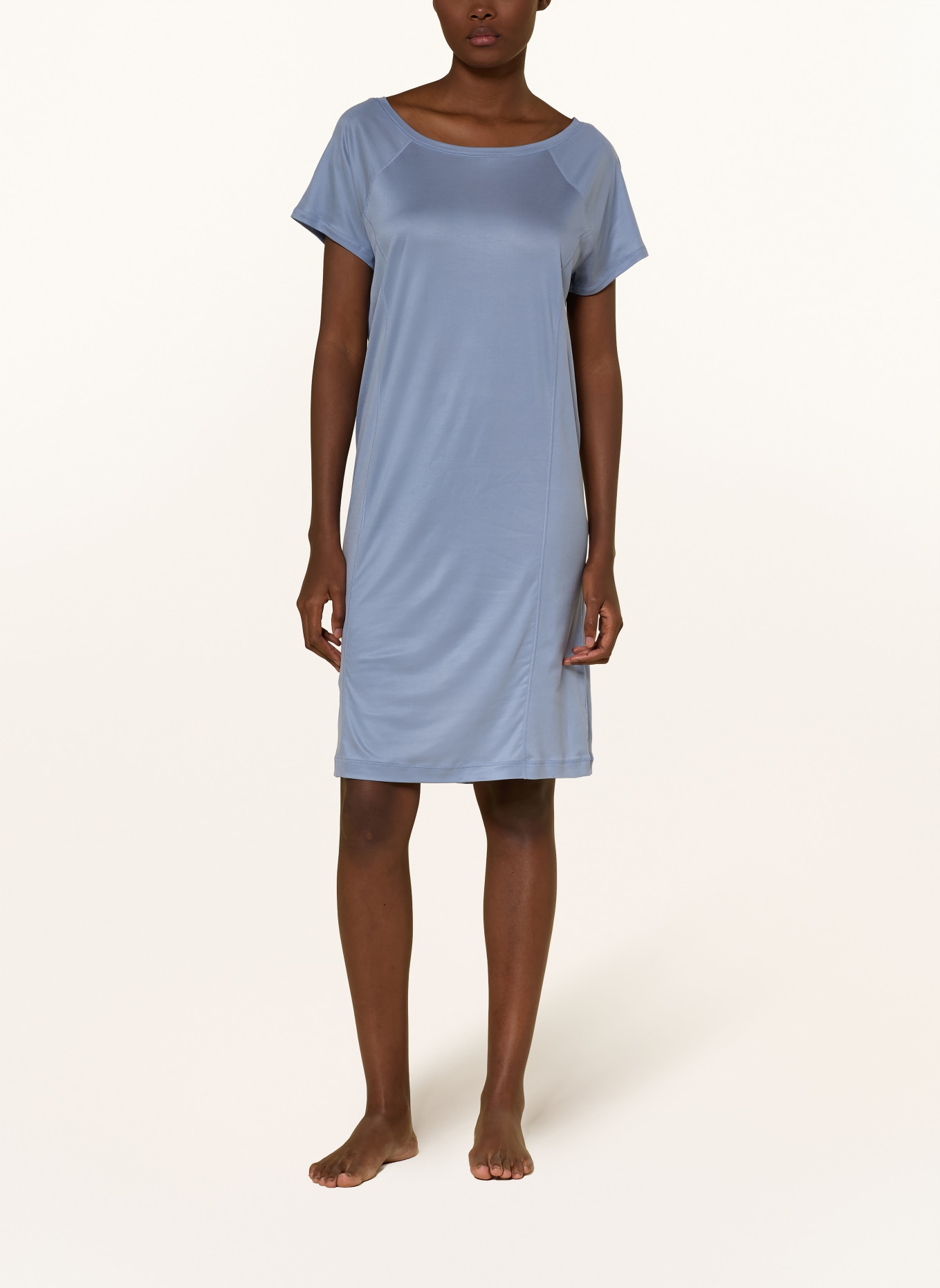 CALIDA Koszula nocna DSW COOLING: SZARONIEBIESKI