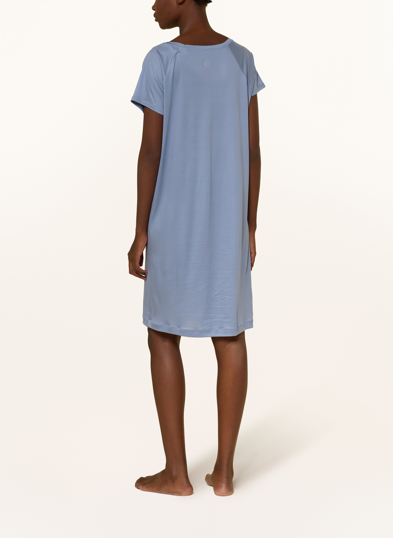 CALIDA Koszula nocna DSW COOLING: SZARONIEBIESKI