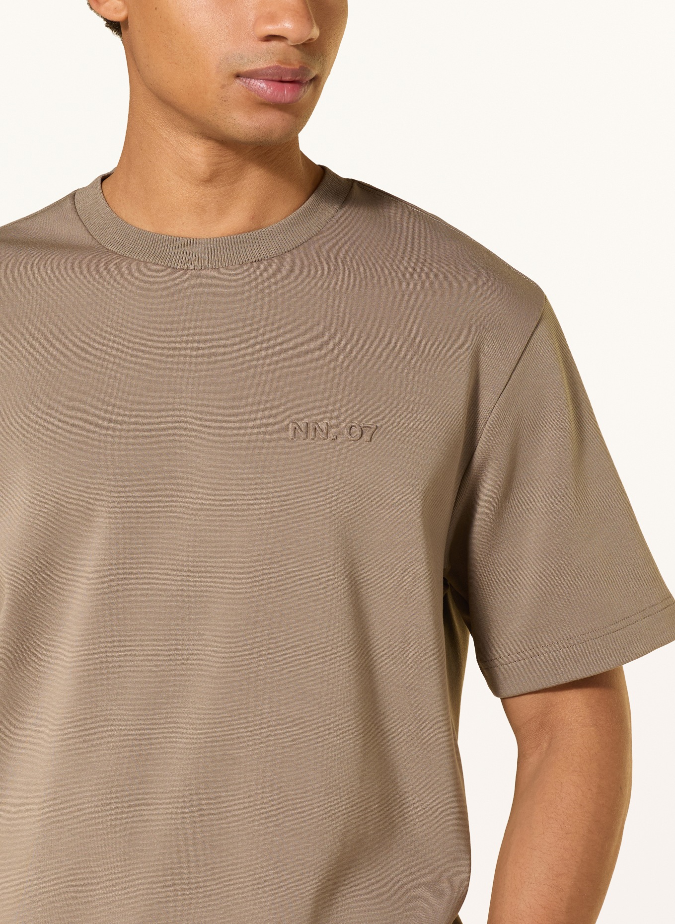 NN.07 T-shirt NAT: SZAROBRĄZOWY